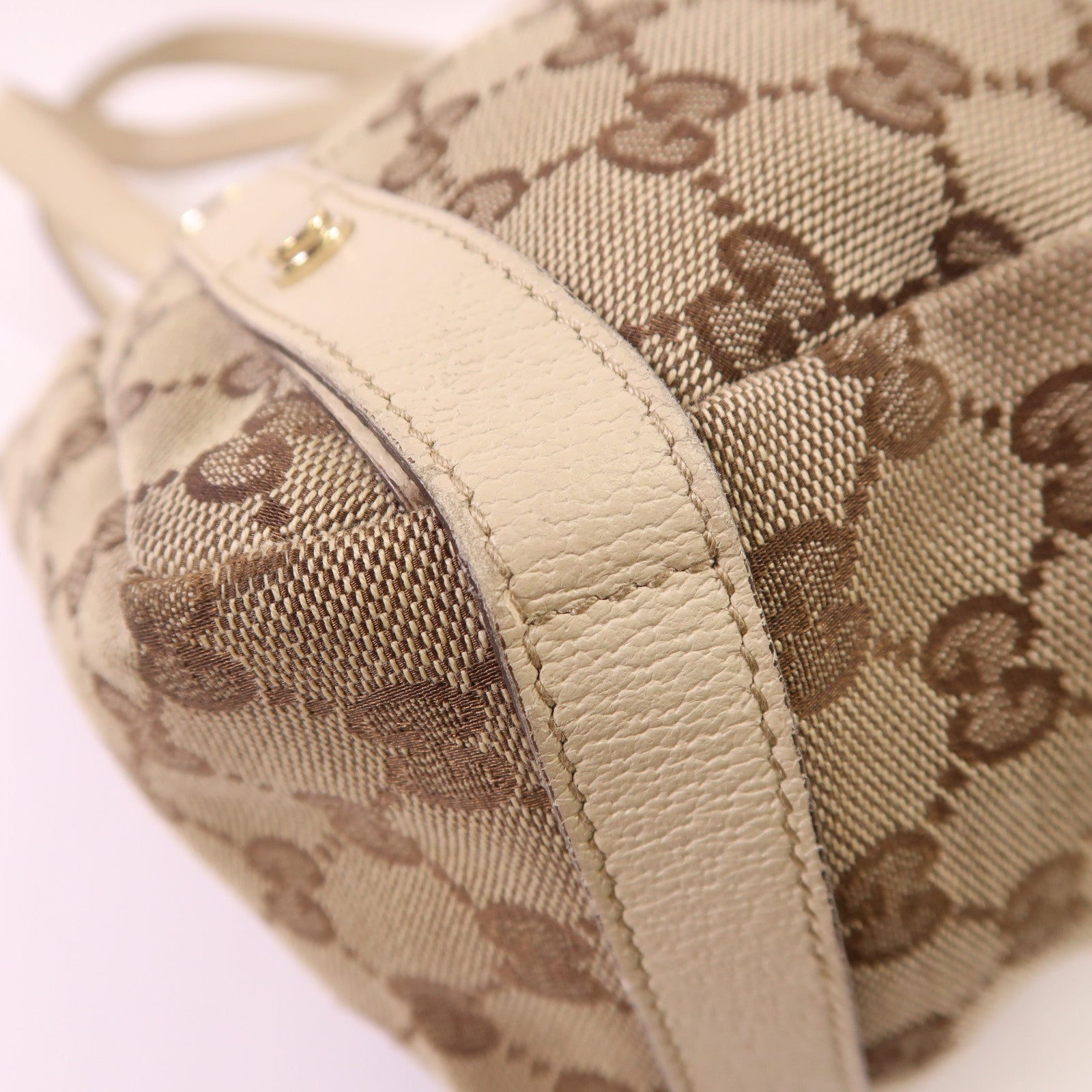 GUCCI 帆布Abbey金扣肩背袋