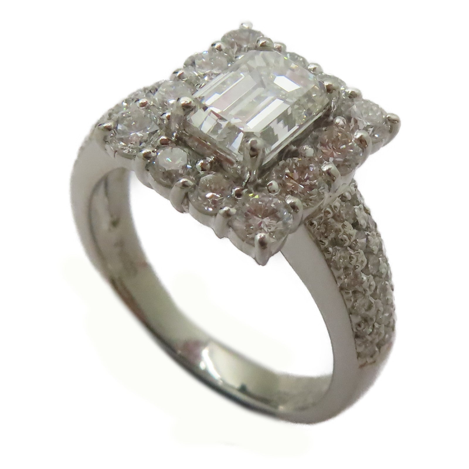 JEWELRY 【激減優惠】PT900鉑金Diamond Ring 1.045ct鑽石/1.11ct鑚石戒指US#6