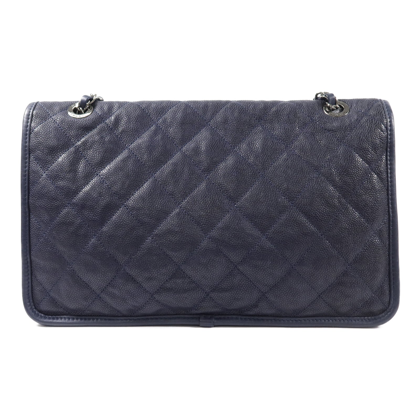CHANEL 牛皮皮革French Riviera Chain Bag鏈帶肩背袋