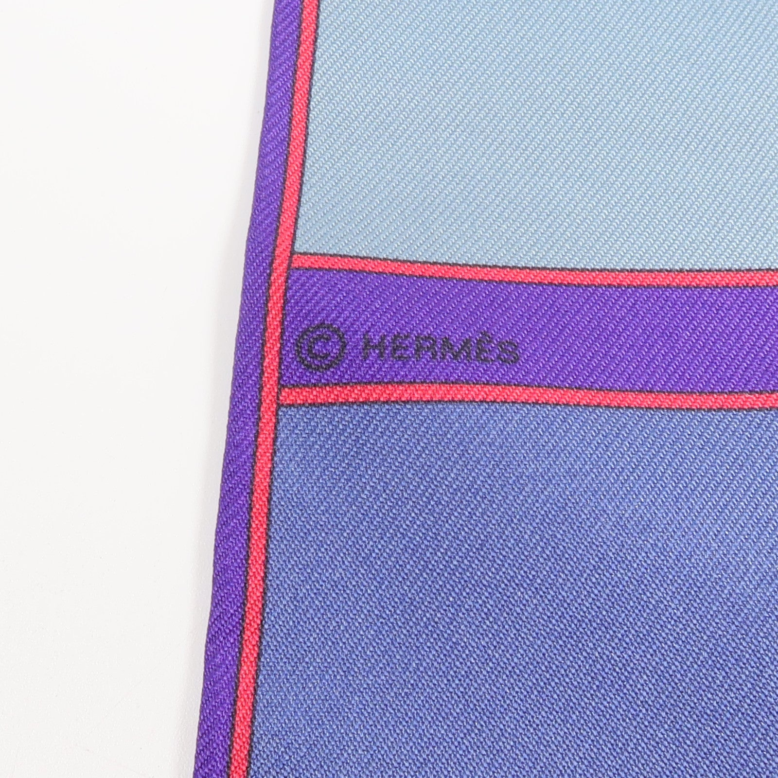 HERMES 絲質Twilly絲巾