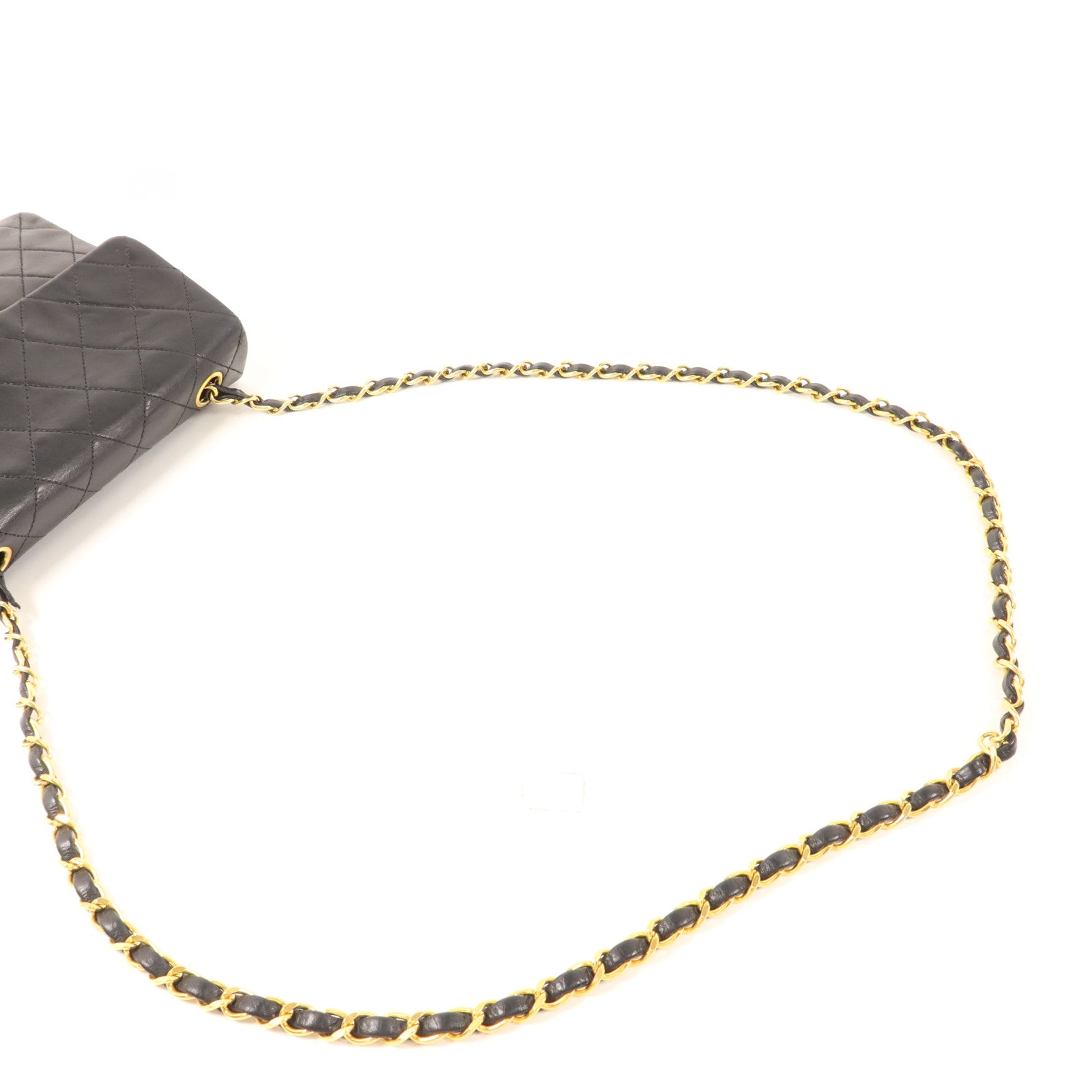 CHANEL 牛皮皮革Vintage Classic Flap Bag金扣鏈帶肩背袋