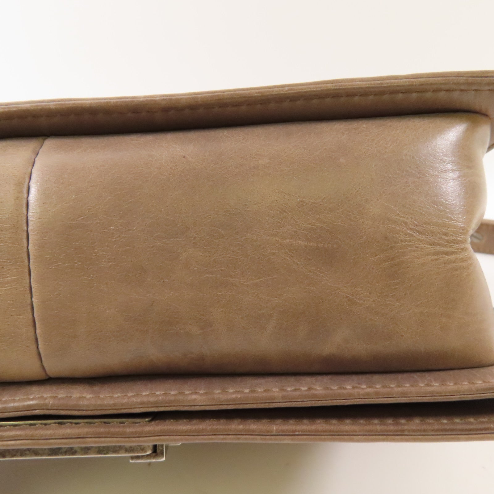 CHANEL 【激減優惠】牛皮皮革Boy 25銀扣鏈帶肩背袋