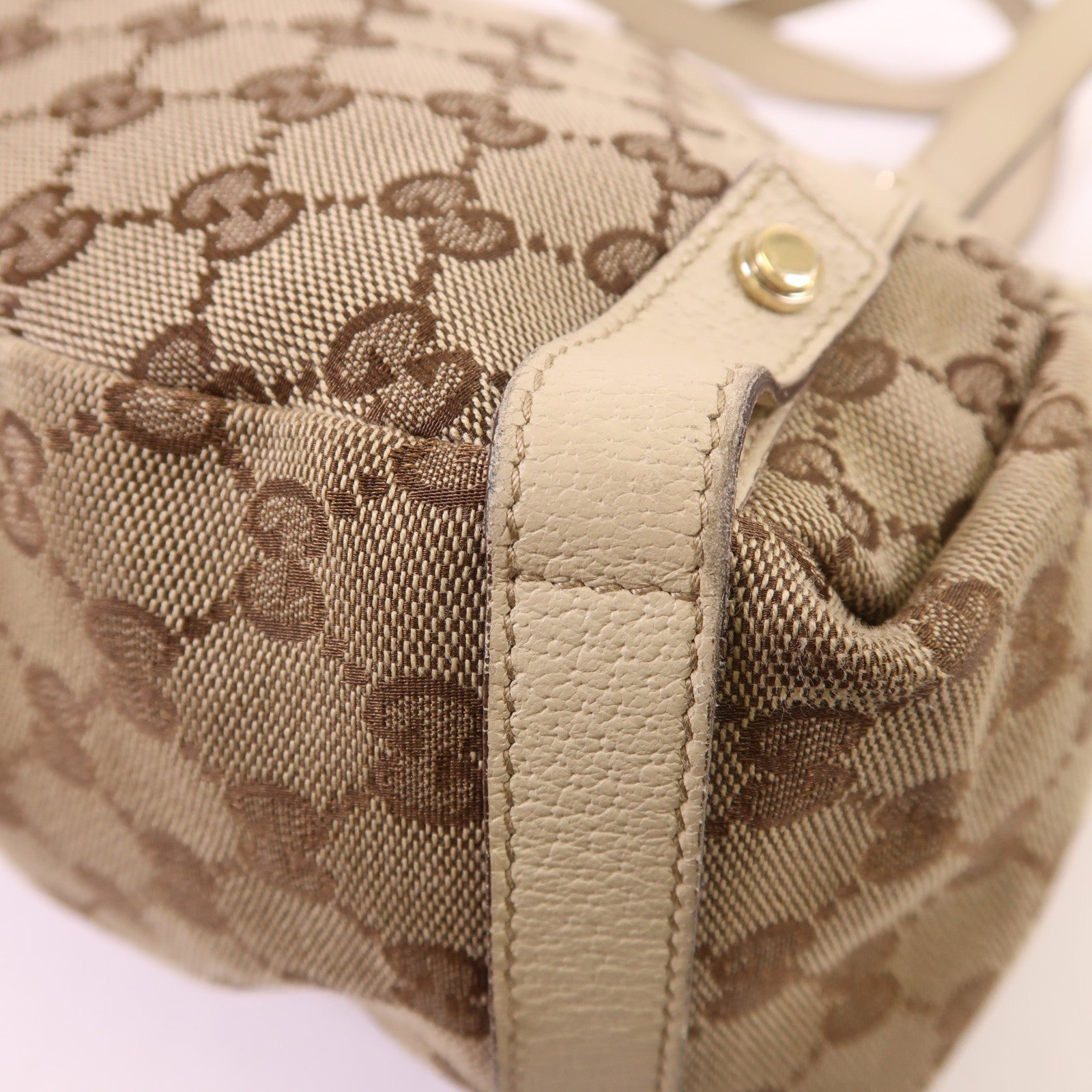 GUCCI 帆布Abbey金扣肩背袋