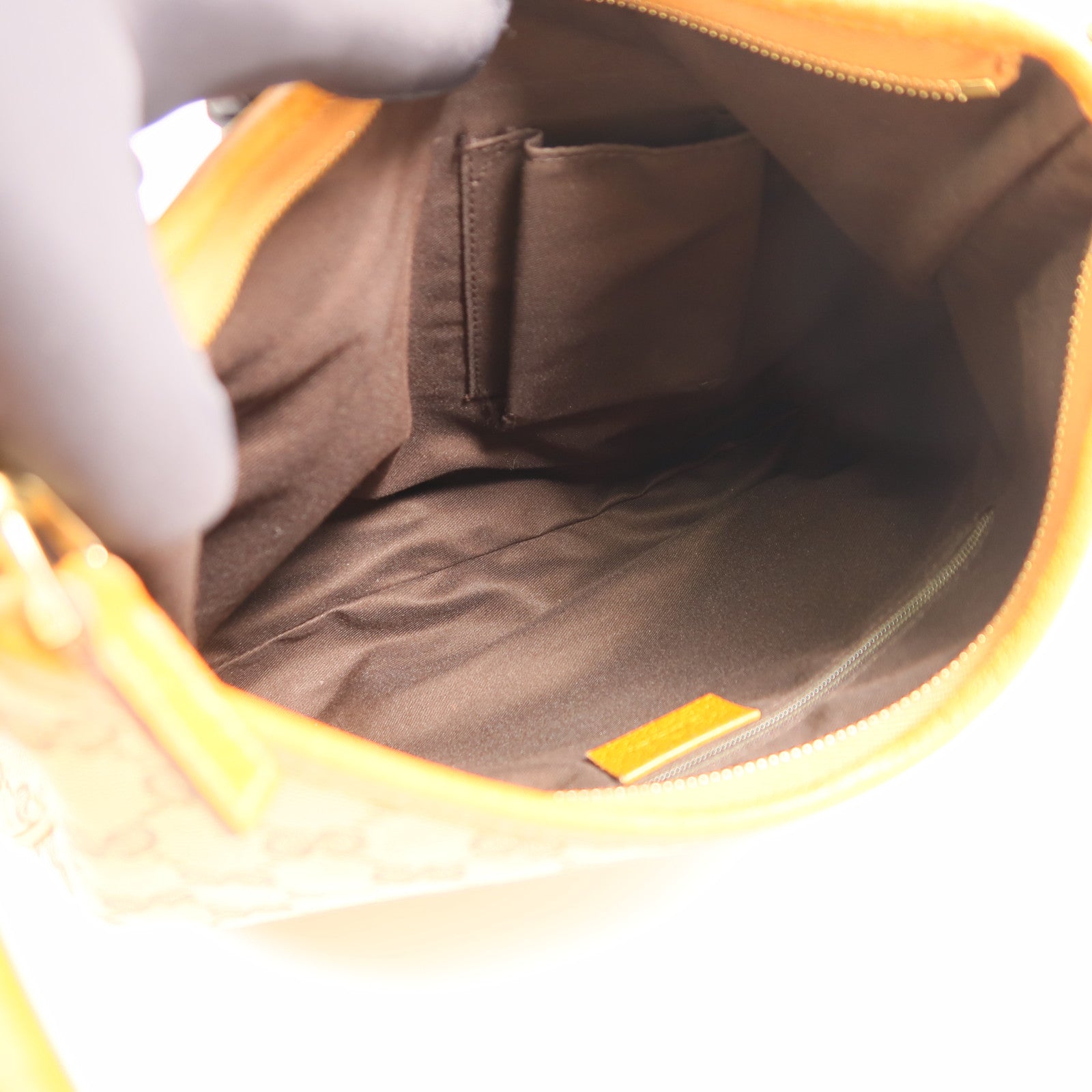 GUCCI 帆布Abbey金扣肩背袋