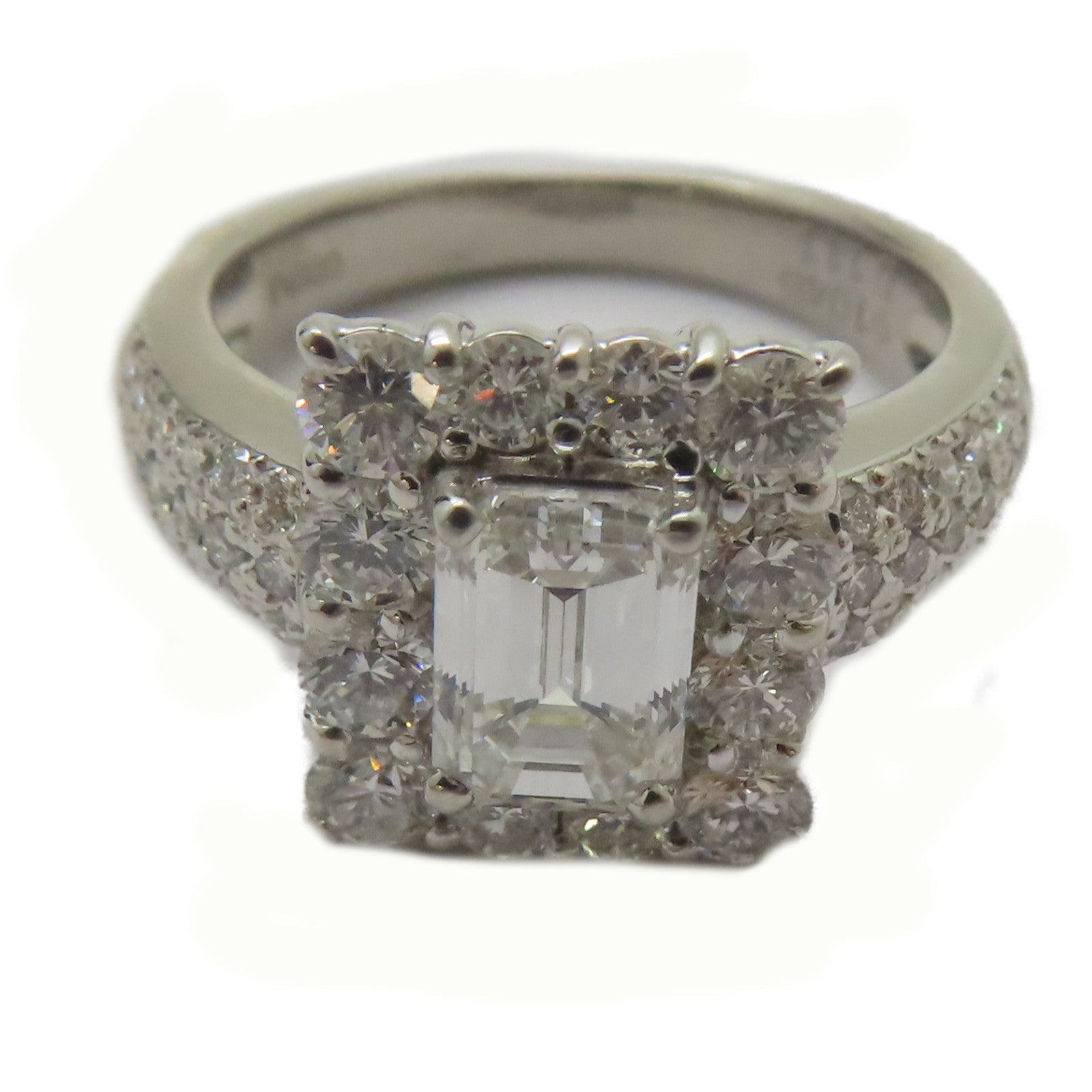 JEWELRY 【激減優惠】PT900鉑金Diamond Ring 1.045ct鑽石/1.11ct鑚石戒指US#6
