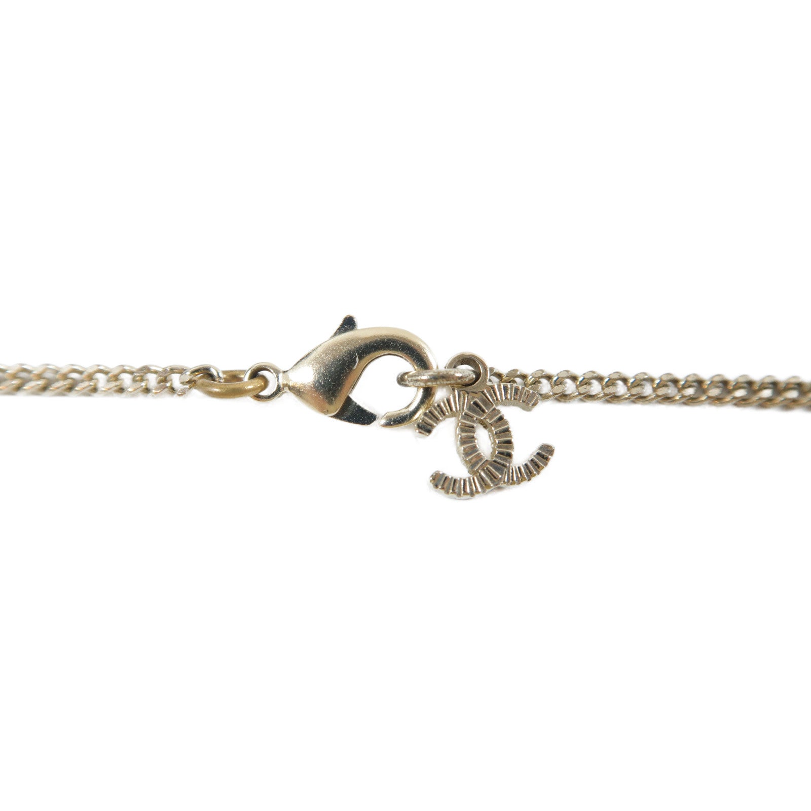 CHANEL 金屬Necklace項鍊金色/黑色