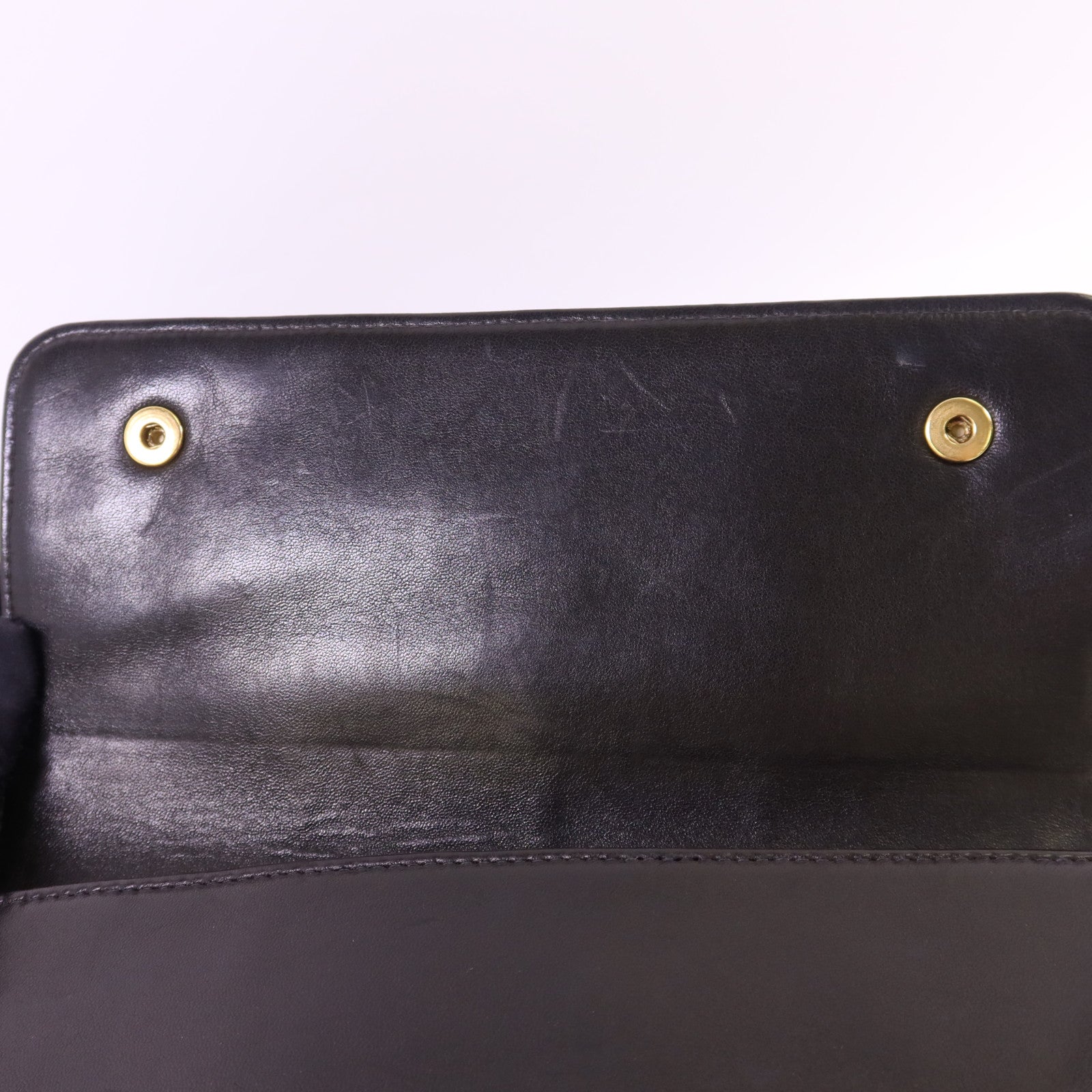 CHANEL 牛皮皮革Vintage Shoulder Bag金扣肩背袋