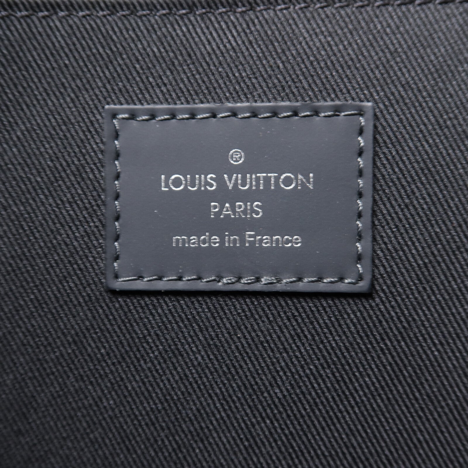 LOUIS VUITTON 【激減優惠】Damier Graphite Cobalt Camouflage Pochette Jour GM銀扣手拿包