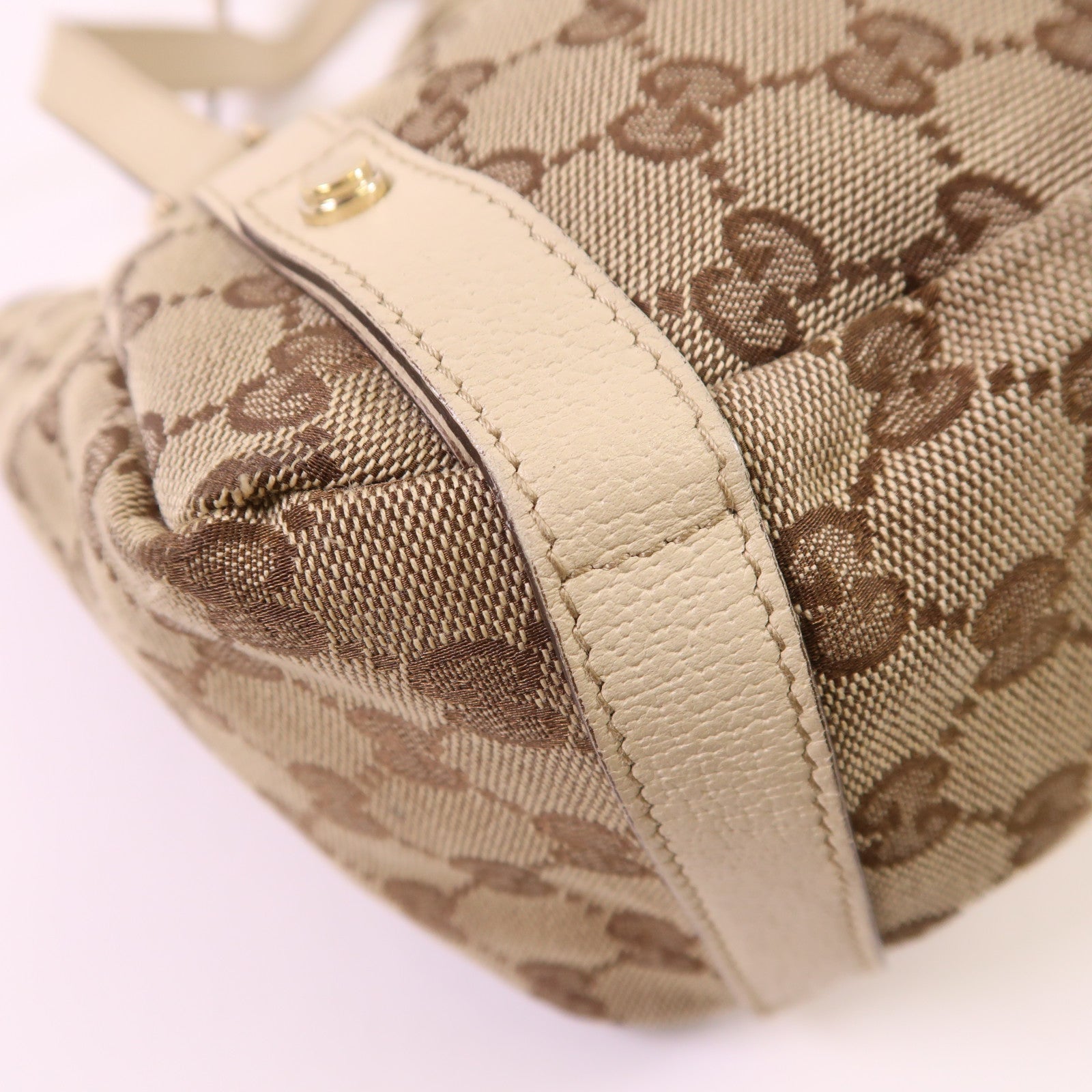 GUCCI 帆布Abbey金扣肩背袋