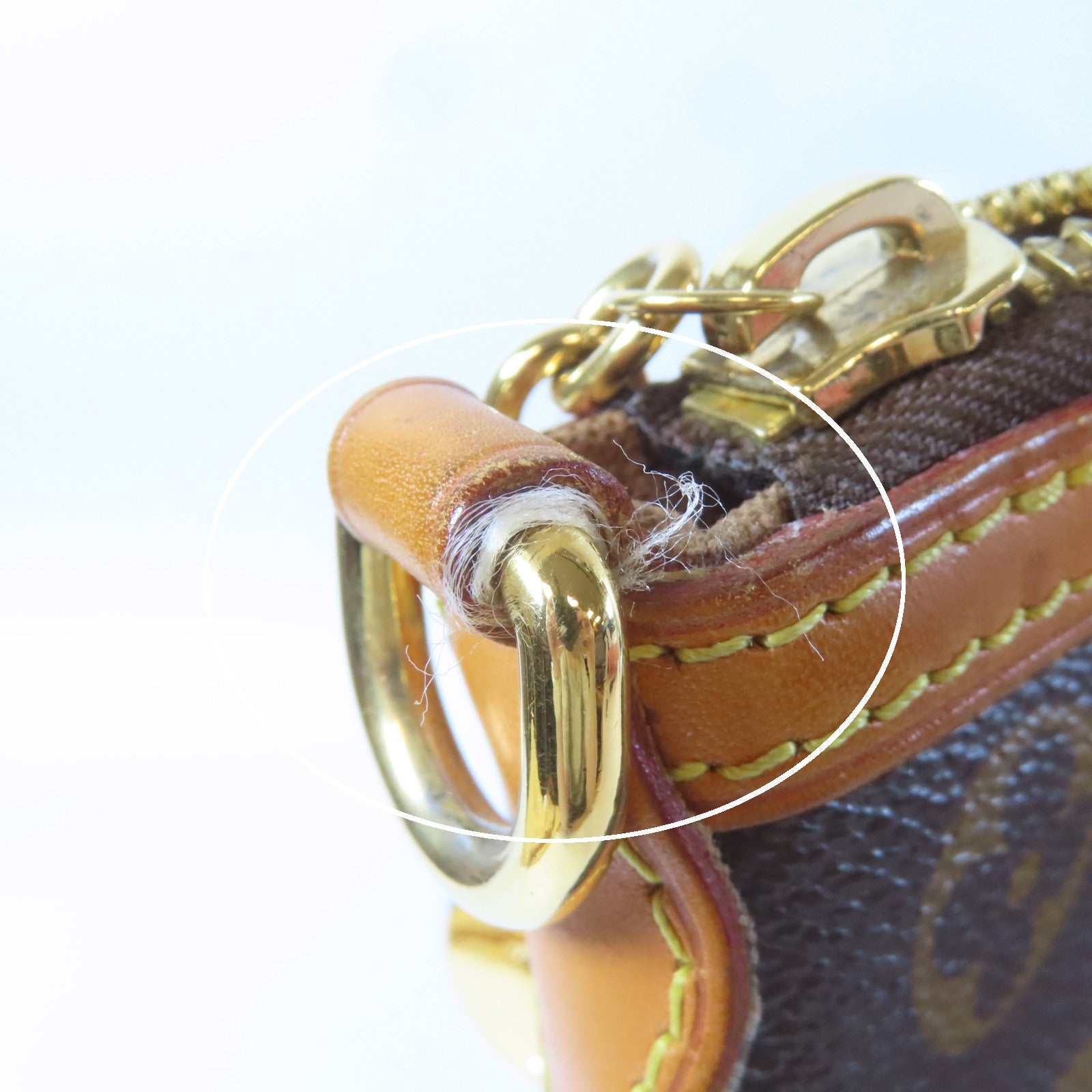 LOUIS VUITTON Monogram Palermo PM金扣手挽肩背兩用袋啡色
