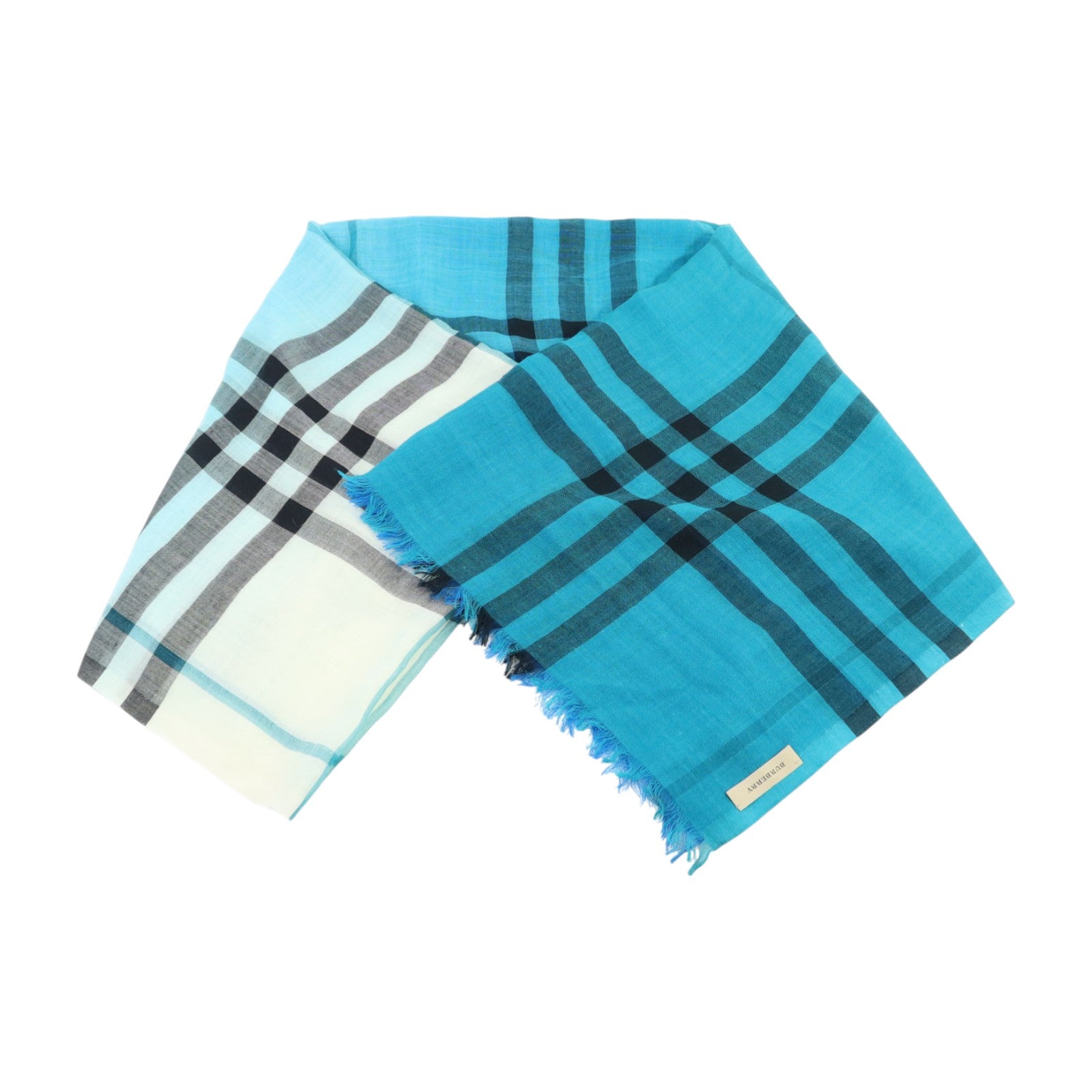 BURBERRY 羊毛/絲質Scarf圍巾