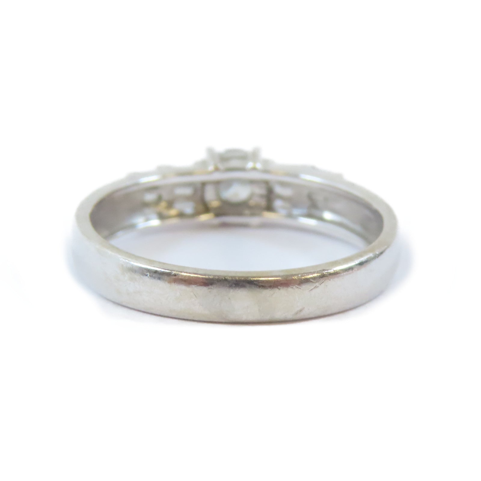 JEWELRY 18K白金Diamond Ring 0.25ct/0.21ct鑽石戒指US#6.25