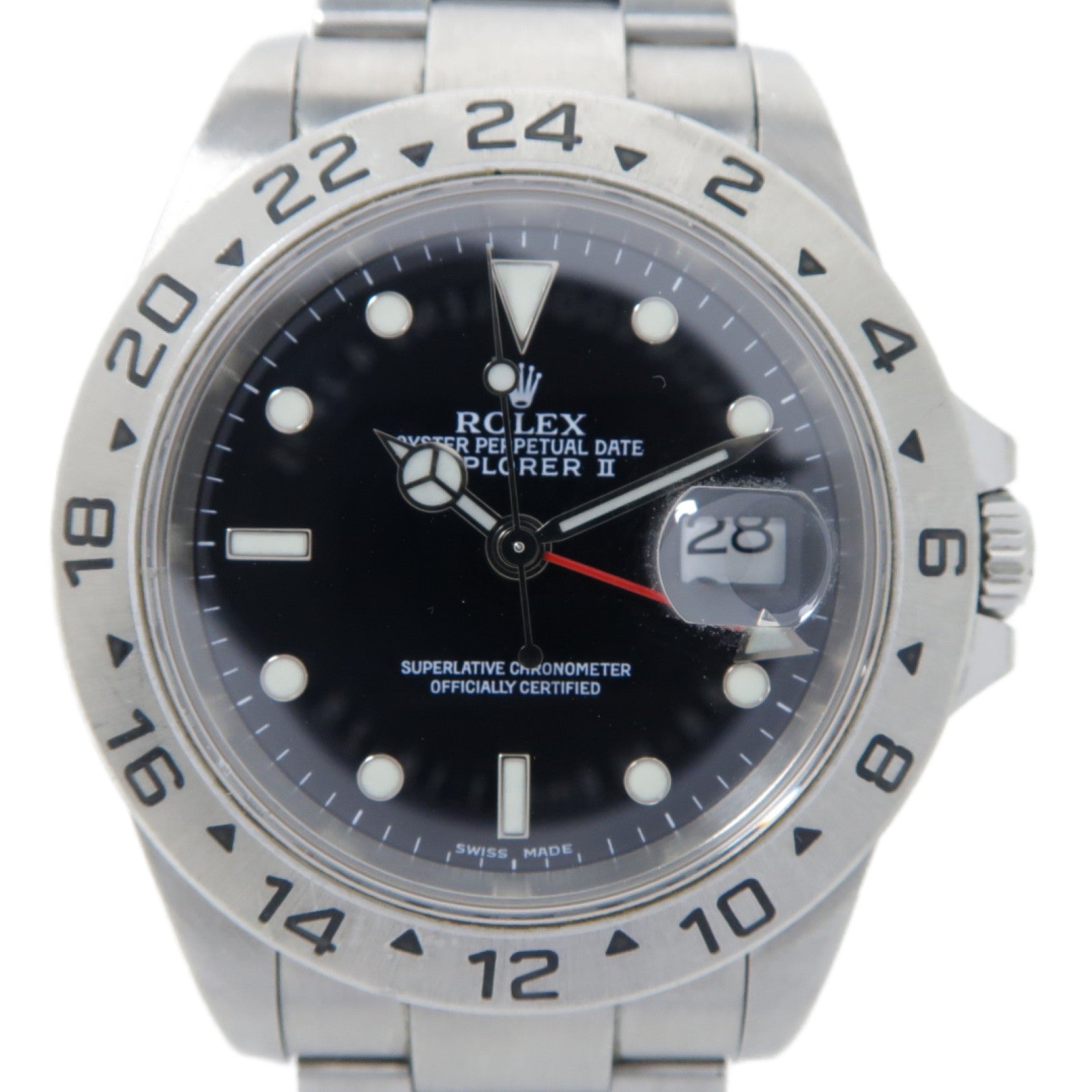 ROLEX Explorer II不鏽鋼手錶自動機芯黑色