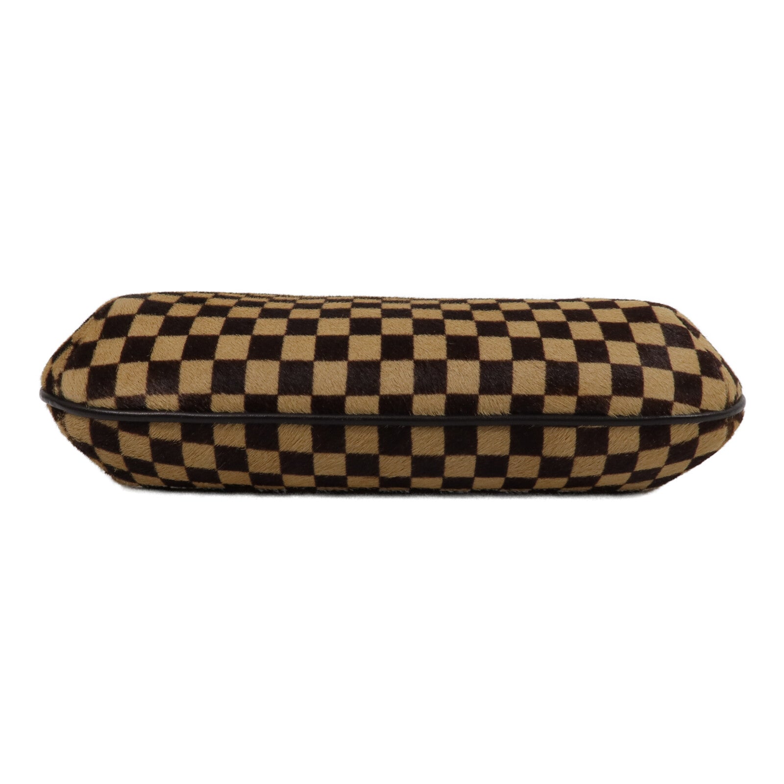 LOUIS VUITTON Damier/馬毛Sauvage Tigre手挽袋
