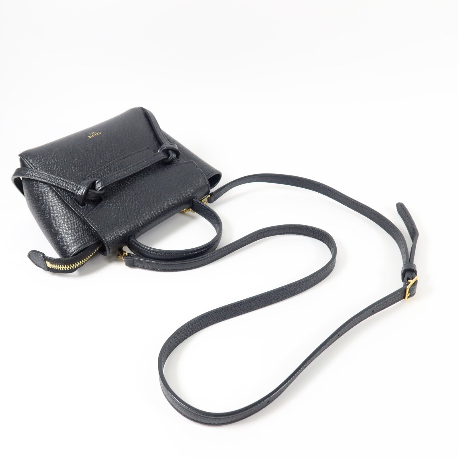 CELINE 牛皮皮革Pico Belt手挽肩背兩用袋