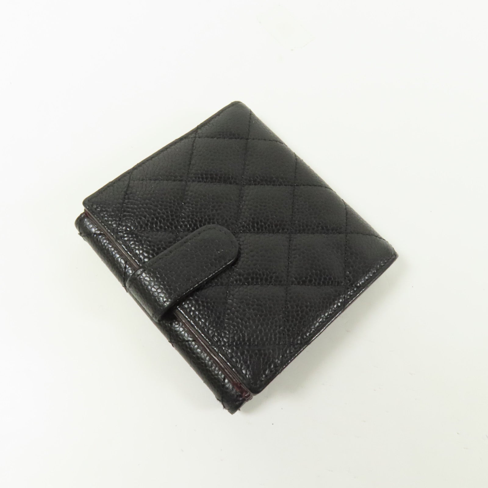 CHANEL 牛皮皮革Wallet金扣錢包
