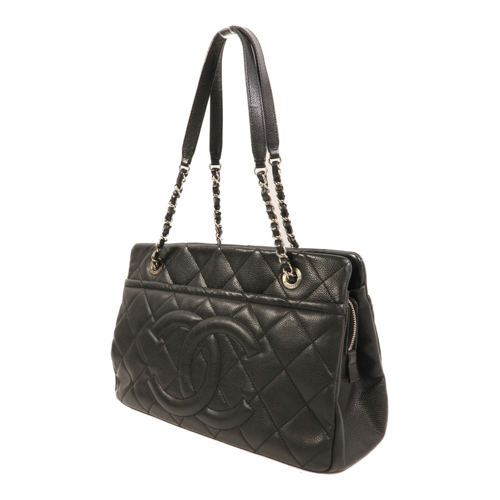 CHANEL 羊皮皮革Shoulder Bag鏈帶肩背袋