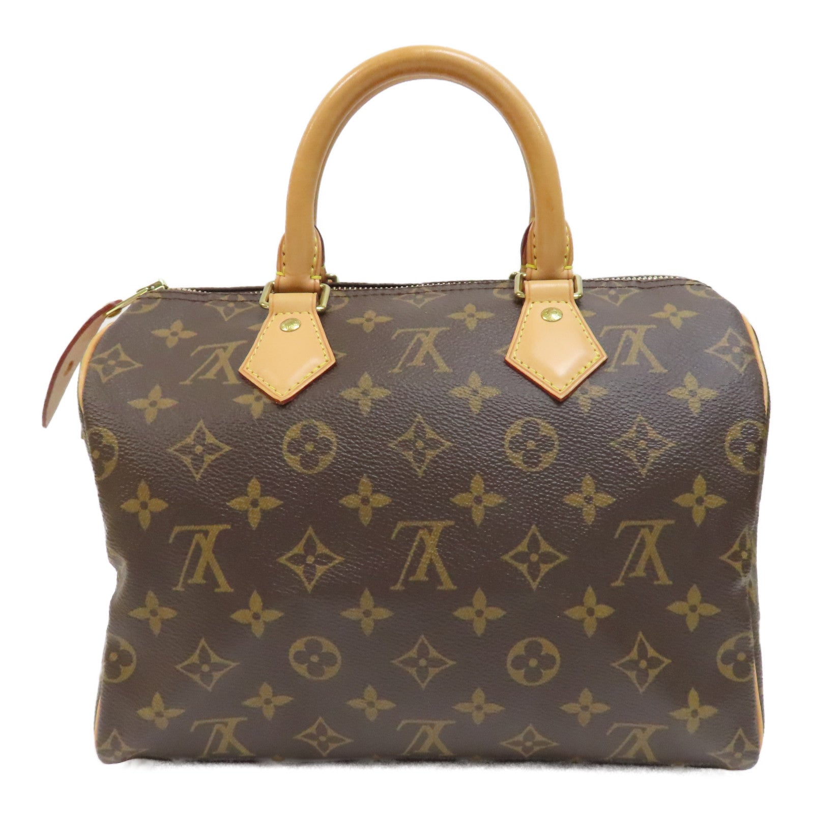 LOUIS VUITTON Monogram Speedy 25金扣手挽袋啡色