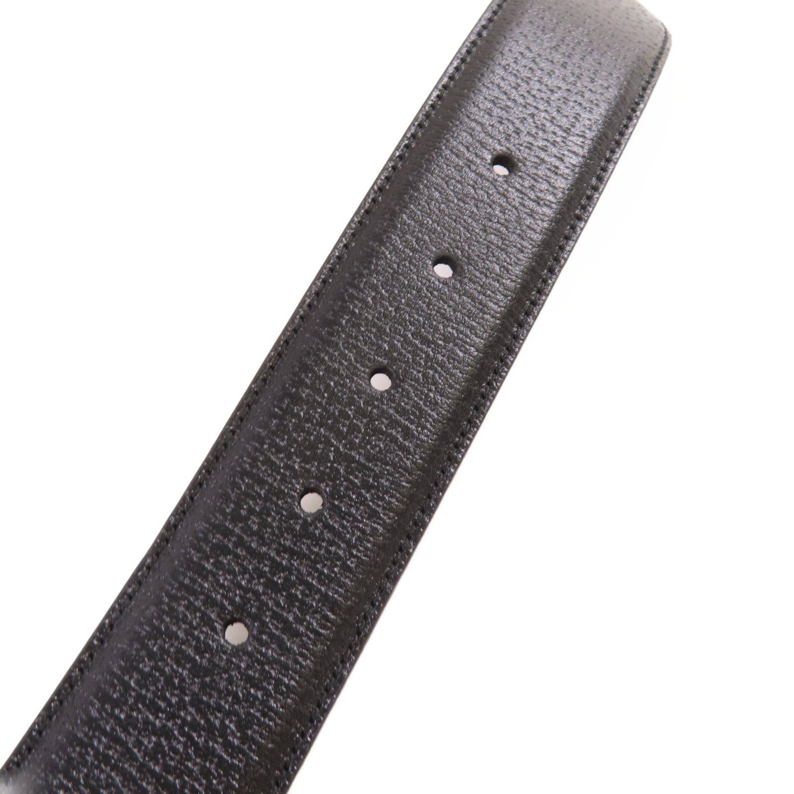 GUCCI 【激減優惠】牛皮皮革GG Marmont Wide Belt金扣皮帶黑色