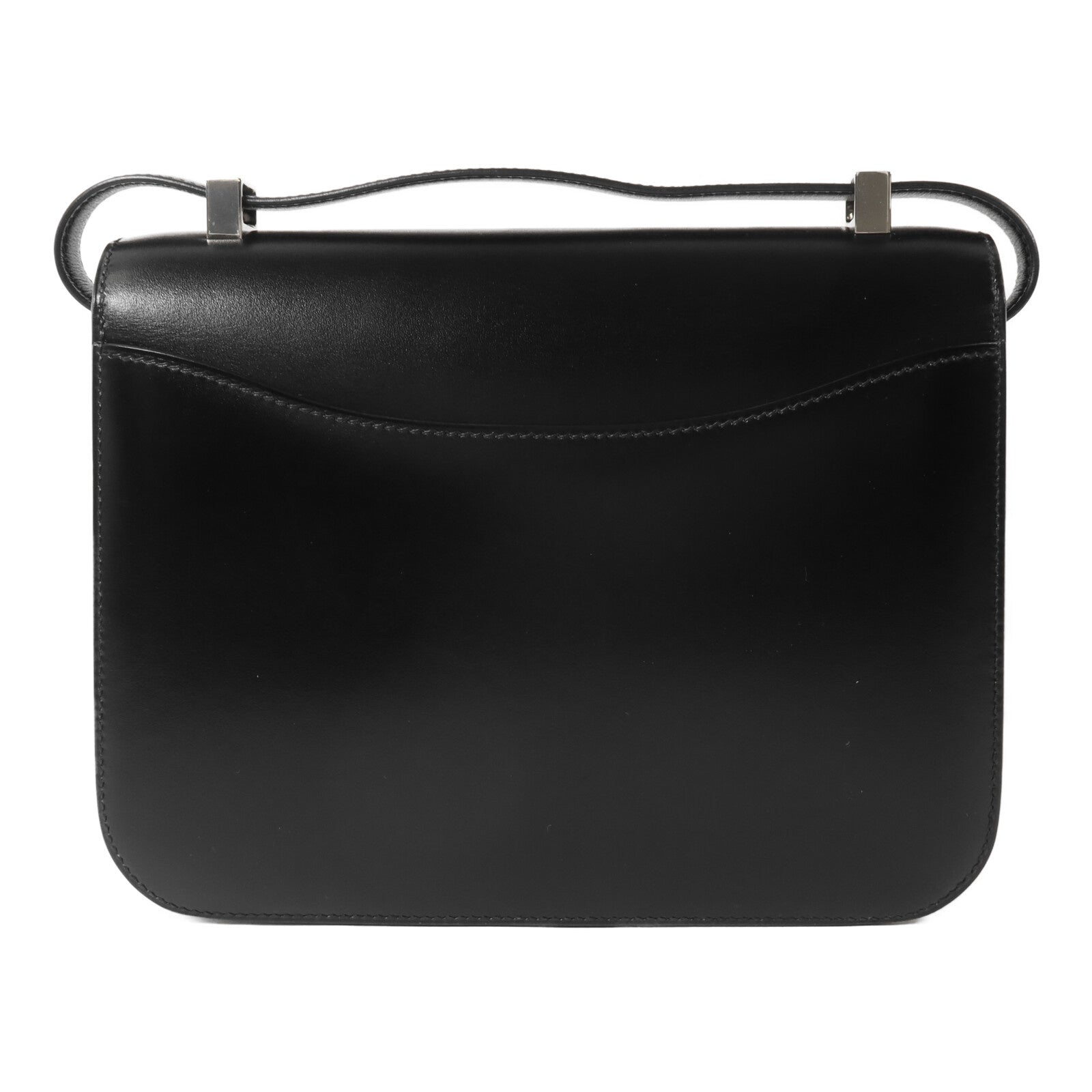 HERMES Box Calf皮革Constance 24肩背袋Noir
