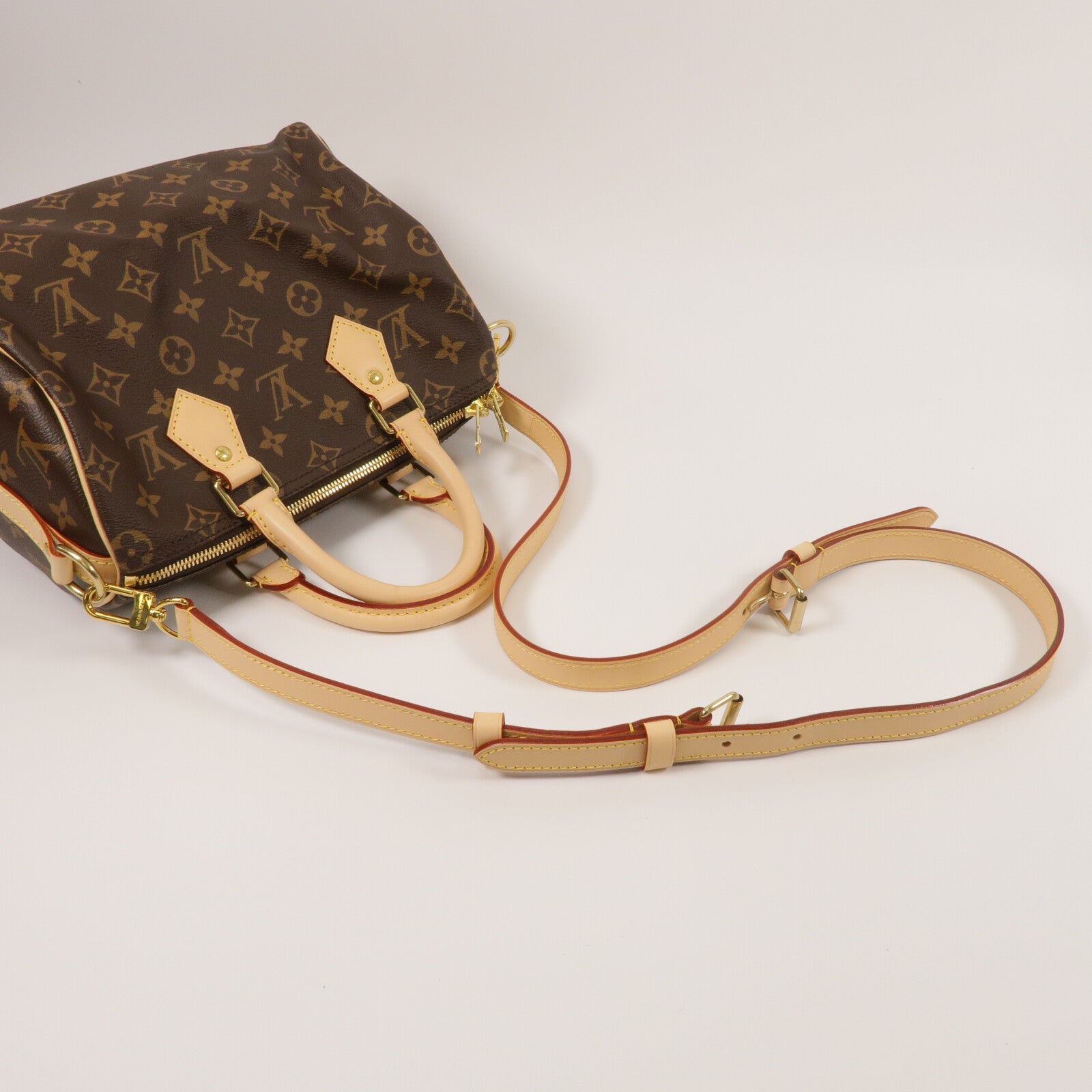LOUIS VUITTON Monogram Speedy Bandouliere 25手挽肩背兩用袋