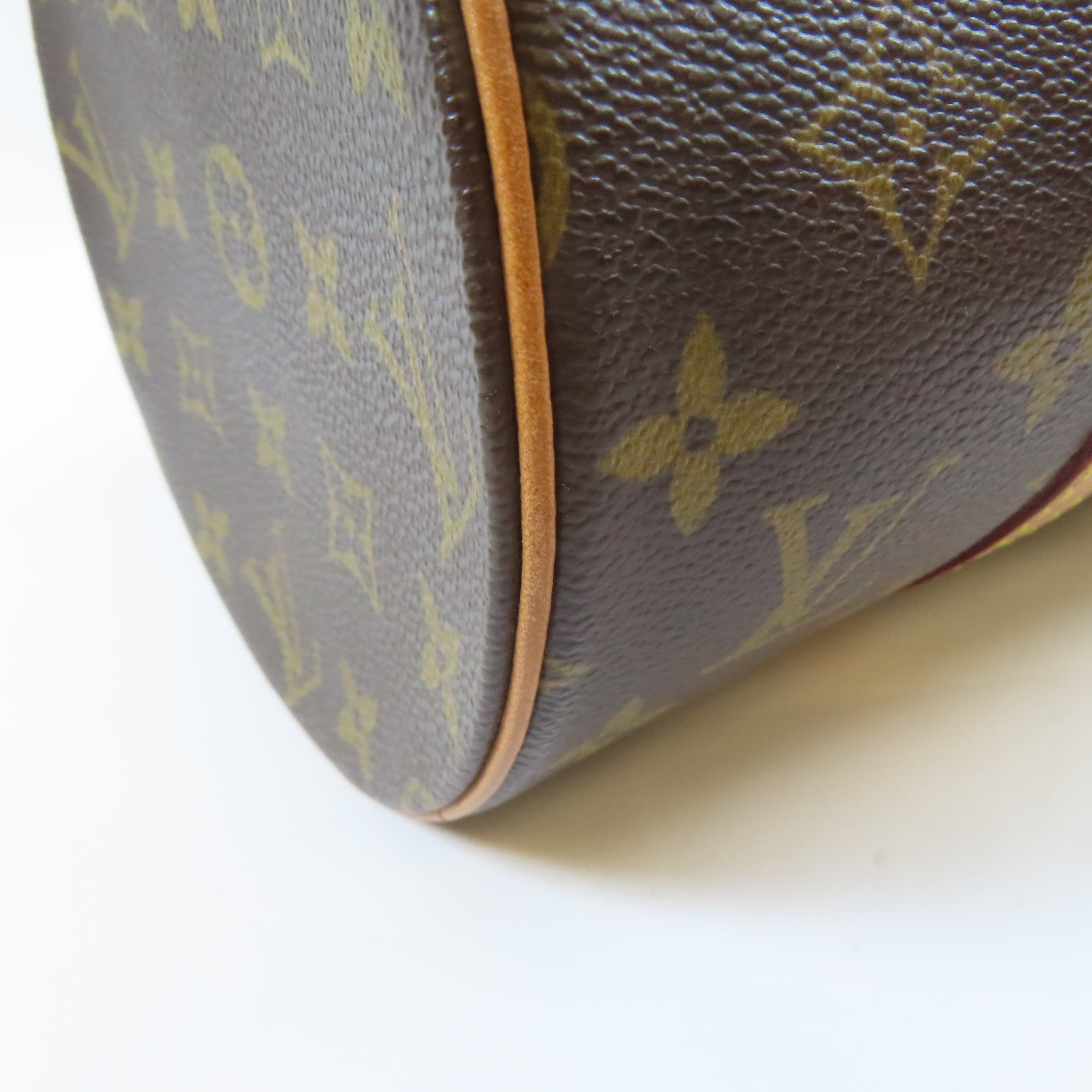 LOUIS VUITTON Monogram Papillon GM Shoulder Bag金扣肩背袋啡色