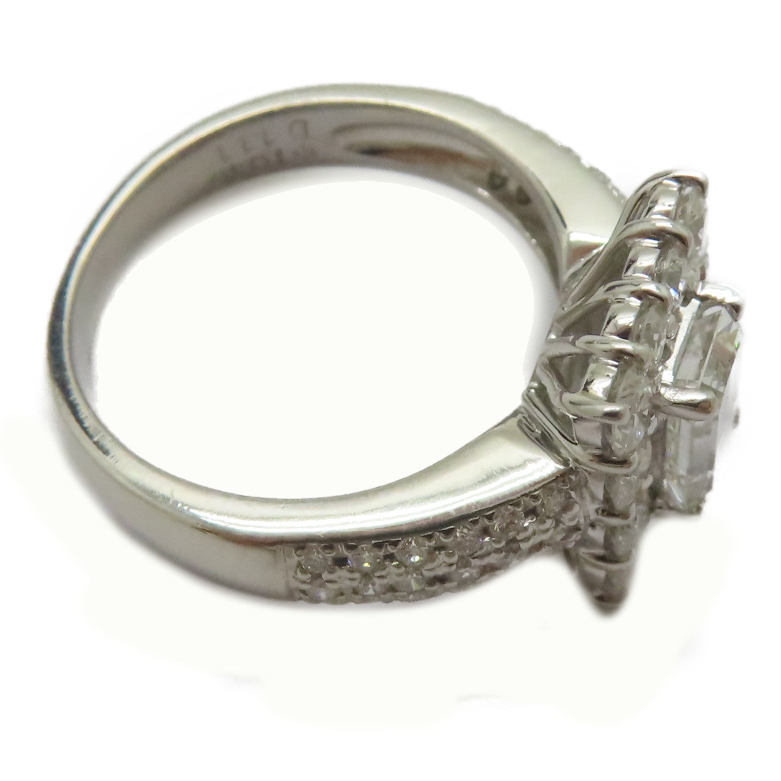 JEWELRY 【激減優惠】PT900鉑金Diamond Ring 1.045ct鑽石/1.11ct鑚石戒指US#6