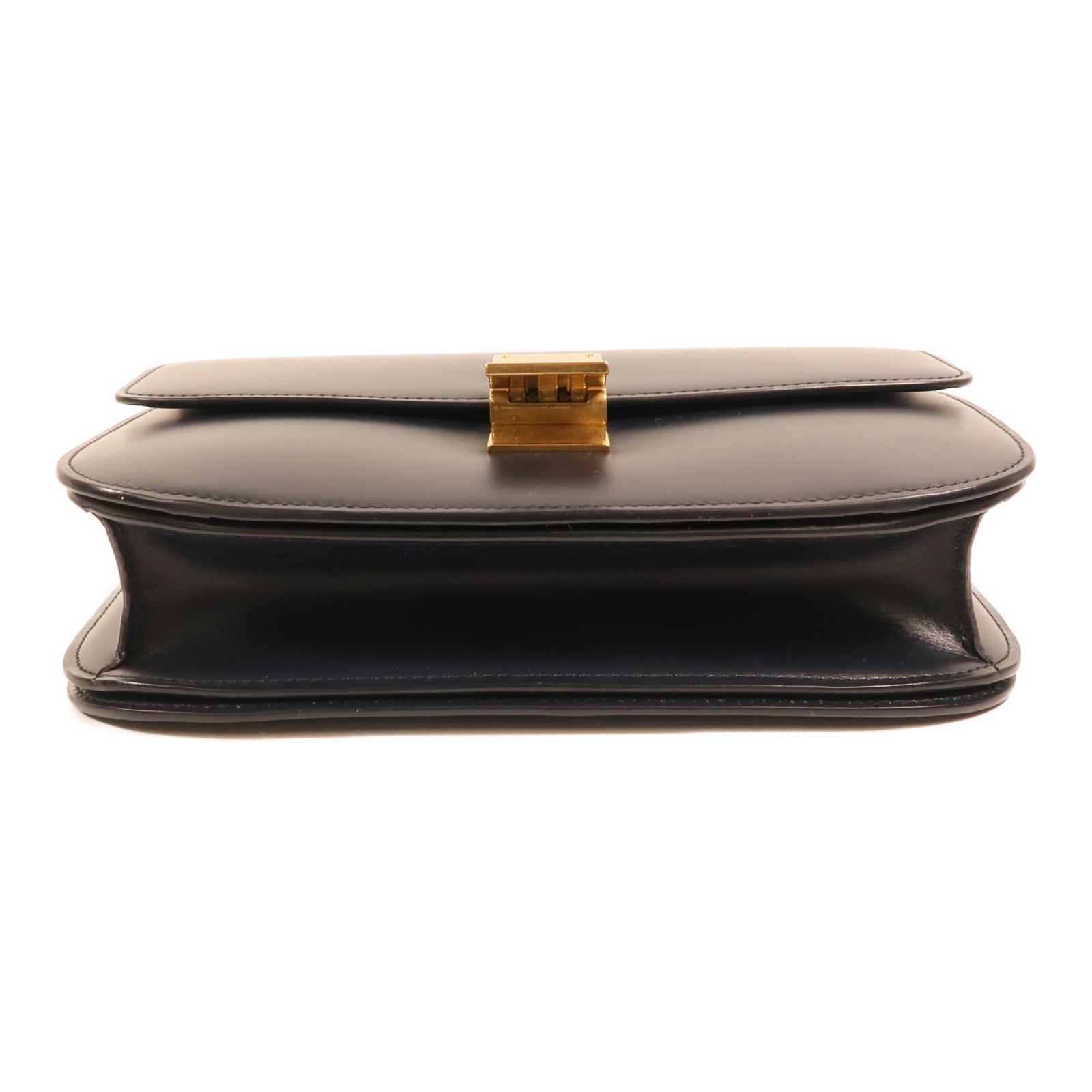 CELINE 牛皮皮革Classic Box Medium金扣肩背袋