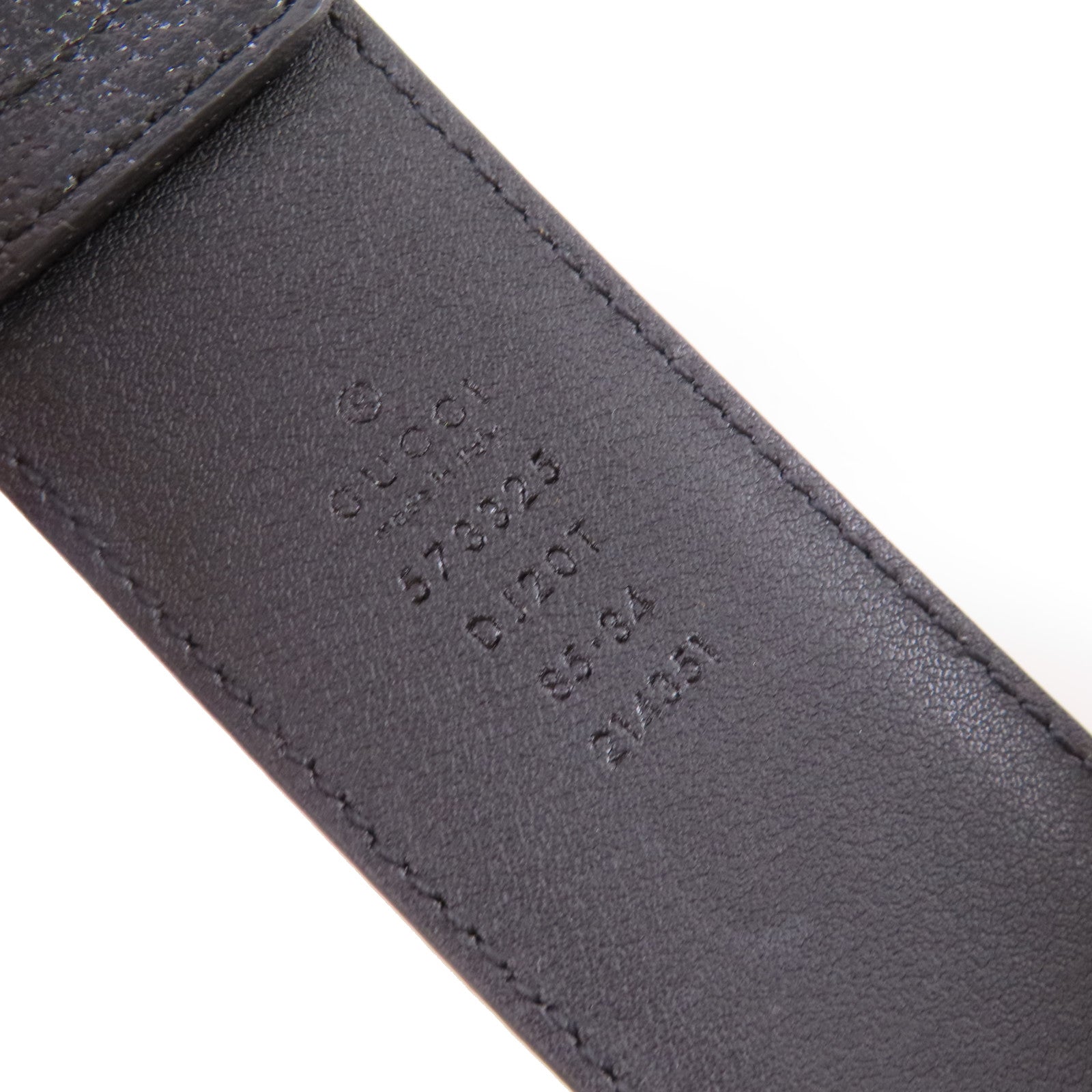 GUCCI 【激減優惠】牛皮皮革GG Marmont Wide Belt金扣皮帶黑色