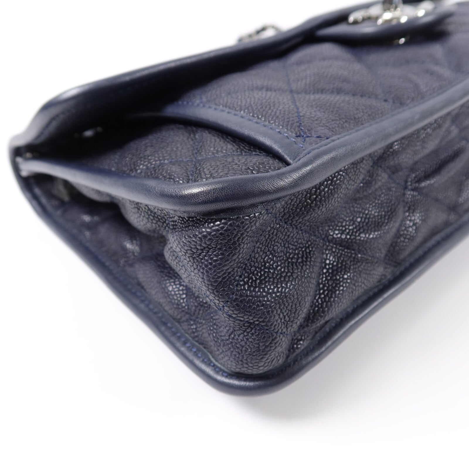 CHANEL 牛皮皮革French Riviera Chain Bag鏈帶肩背袋