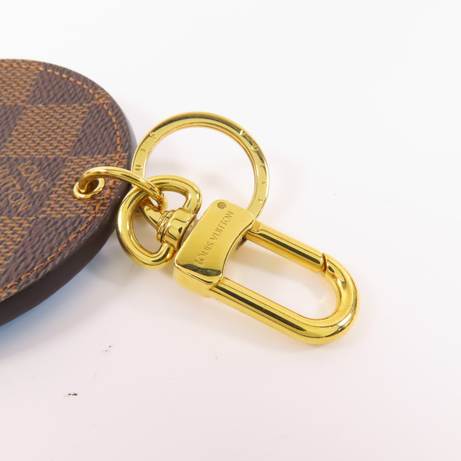 LOUIS VUITTON Damier Key Holder金扣鎖匙扣