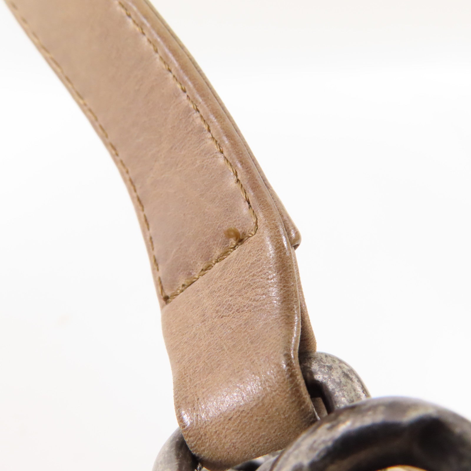 CHANEL 【激減優惠】牛皮皮革Boy 25銀扣鏈帶肩背袋