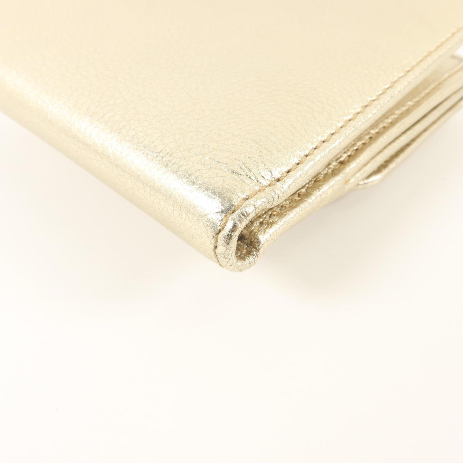 GUCCI 牛皮皮革Interlocking G W Hook Wallet錢包