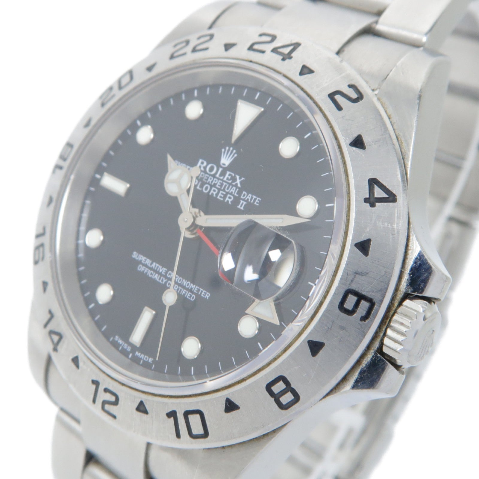 ROLEX Explorer II不鏽鋼手錶自動機芯黑色