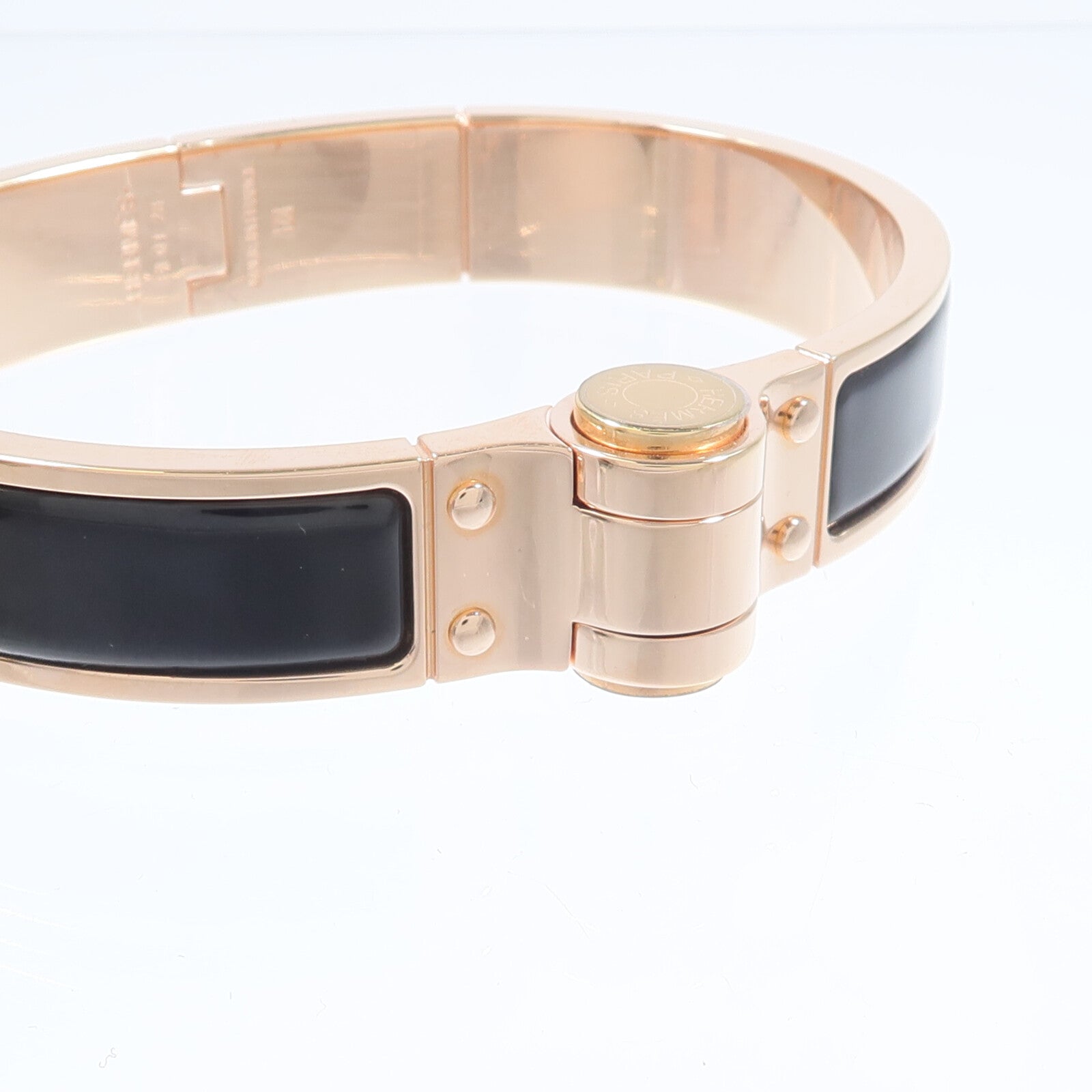 HERMES 金屬/琺瑯Charniere Bracelet手鐲