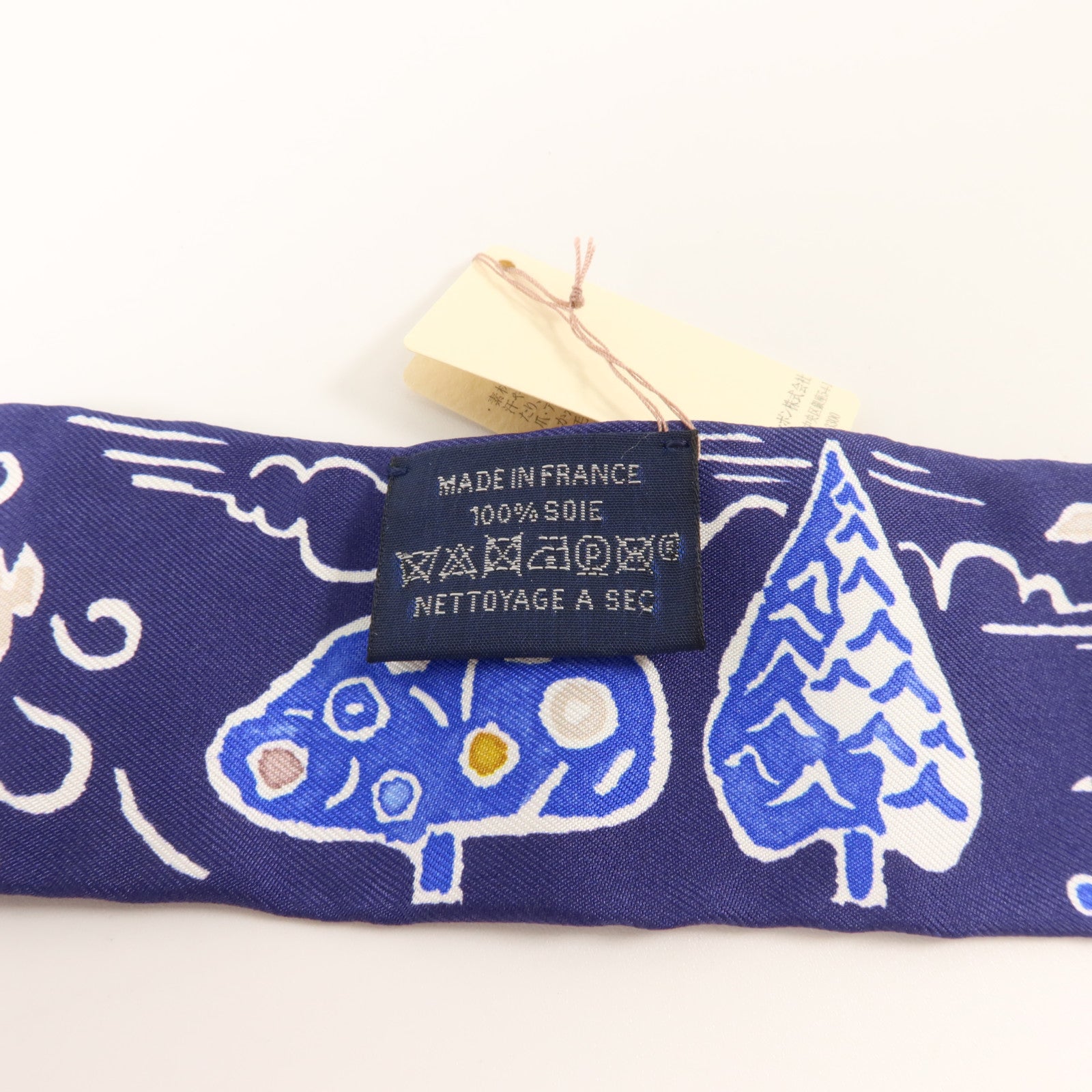 HERMES 絲質Twilly絲巾