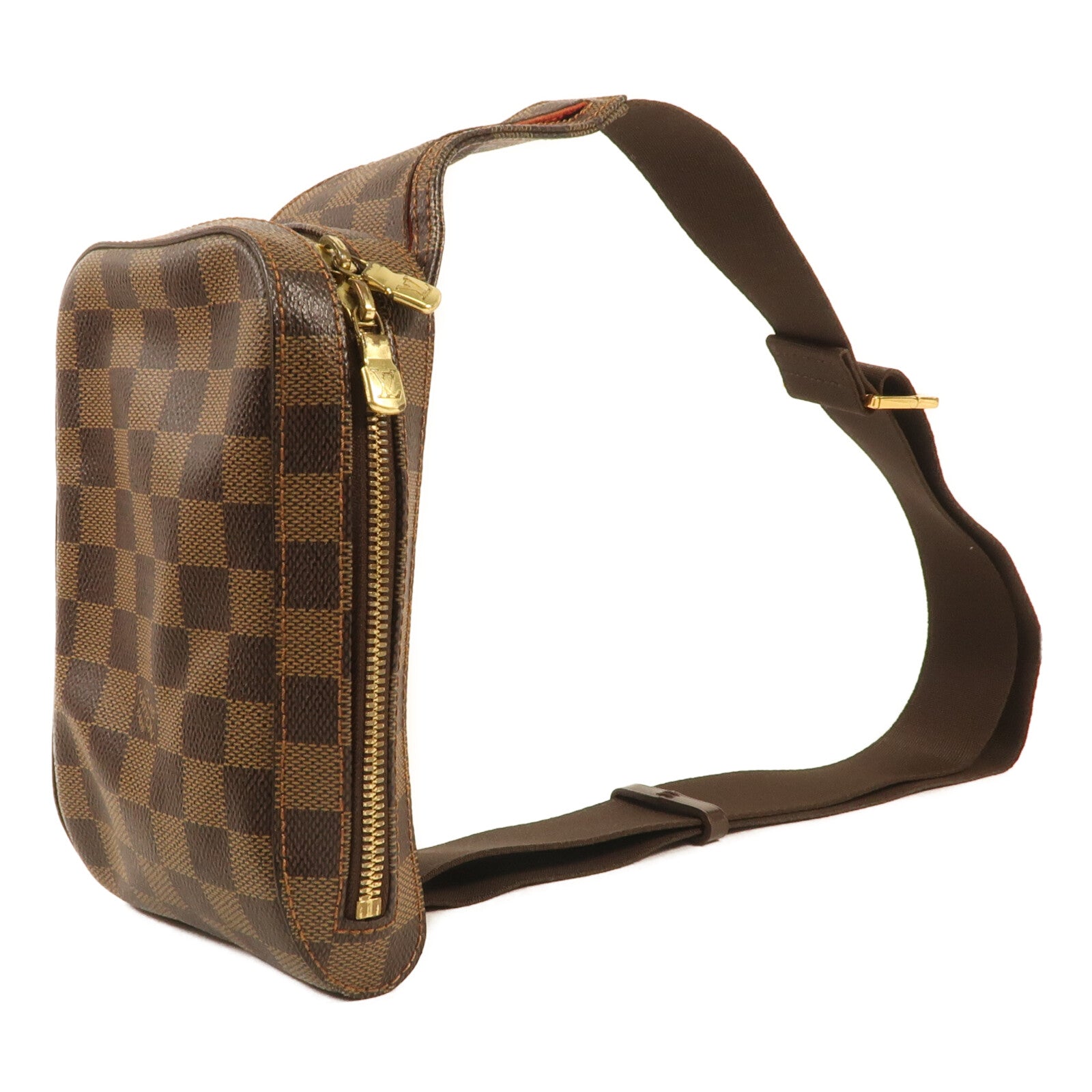 LOUIS VUITTON Damier Geronimos金扣腰包