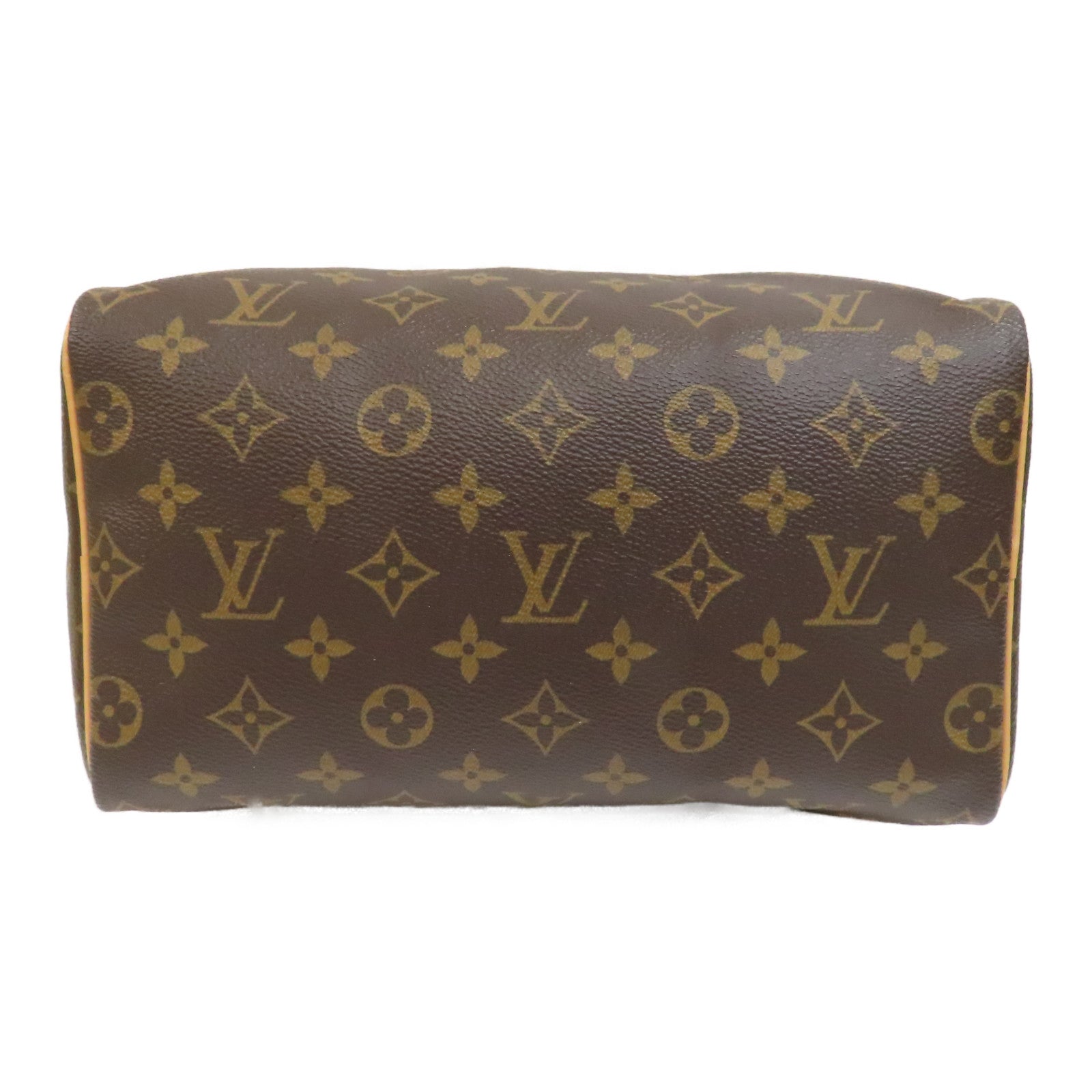 LOUIS VUITTON Monogram Speedy 25金扣手挽袋啡色