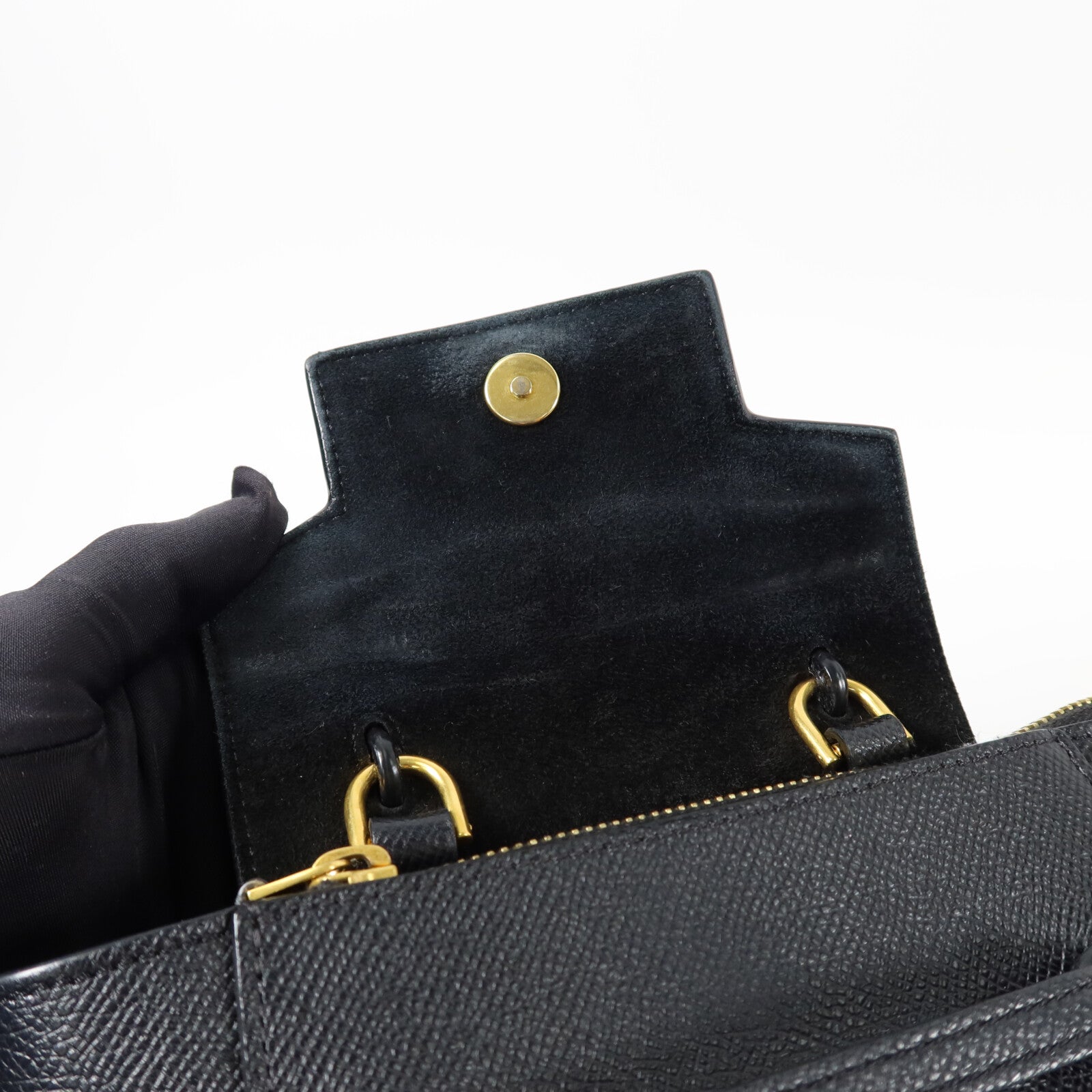 CELINE 牛皮皮革Pico Belt手挽肩背兩用袋