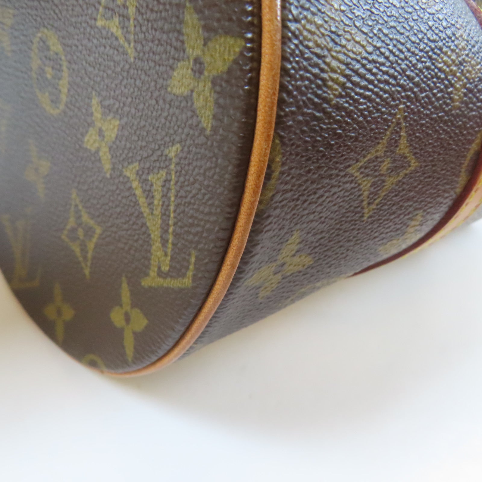 LOUIS VUITTON Monogram Papillon GM Shoulder Bag金扣肩背袋啡色