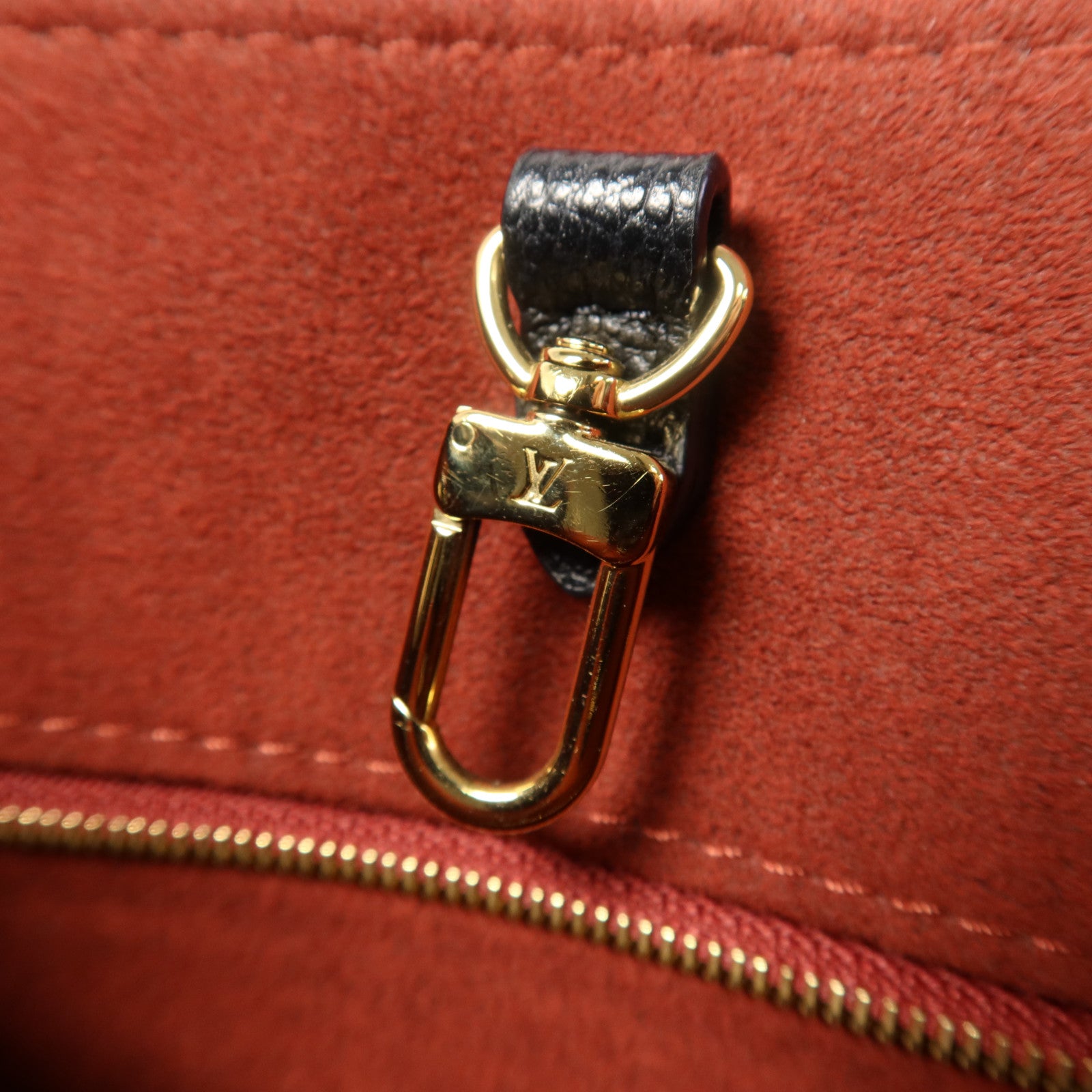 LOUIS VUITTON Monogram Empreinte On The Go PM金扣手挽肩背兩用袋