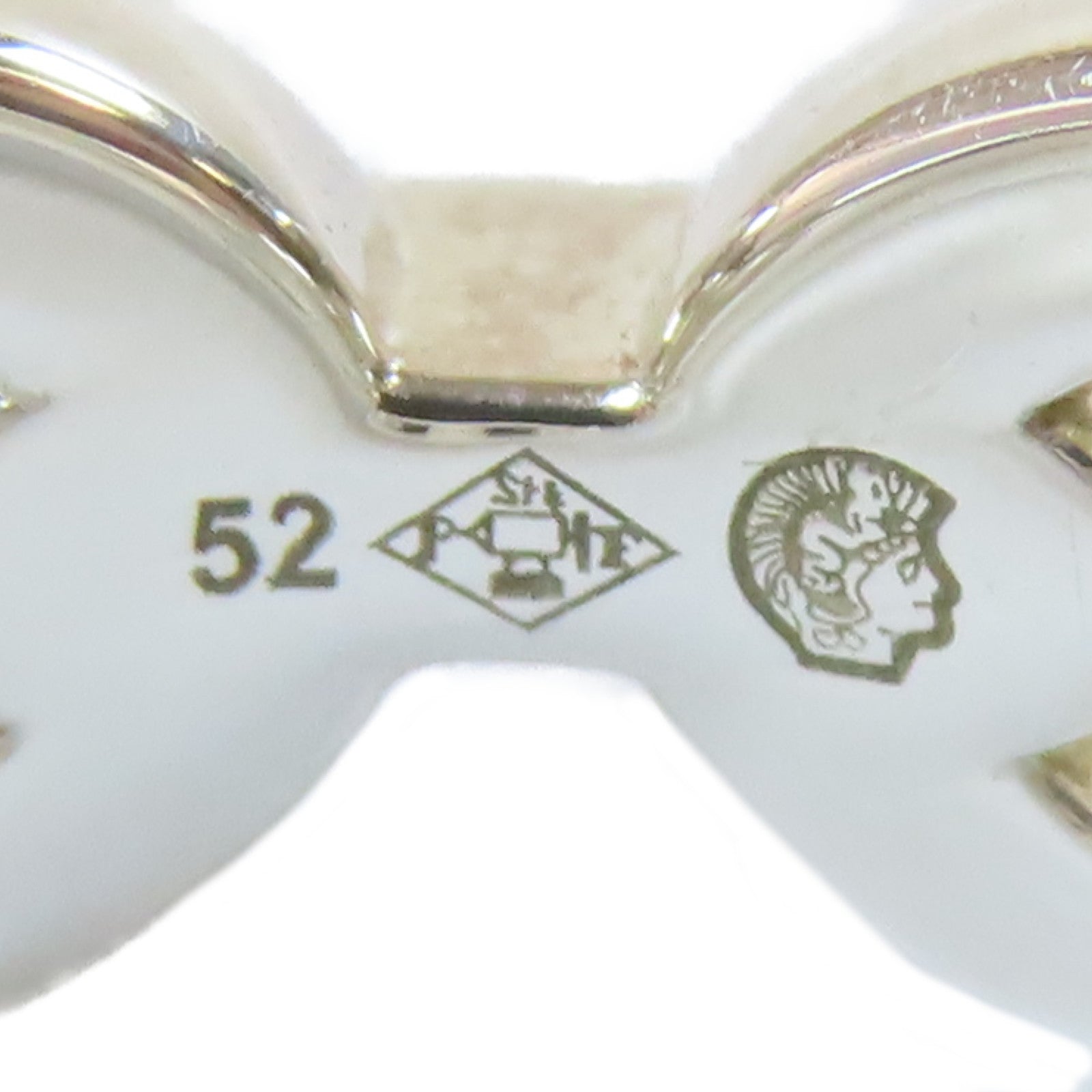 HERMES 925純銀Roulis Ring戒指Hermes#52/US#5.75