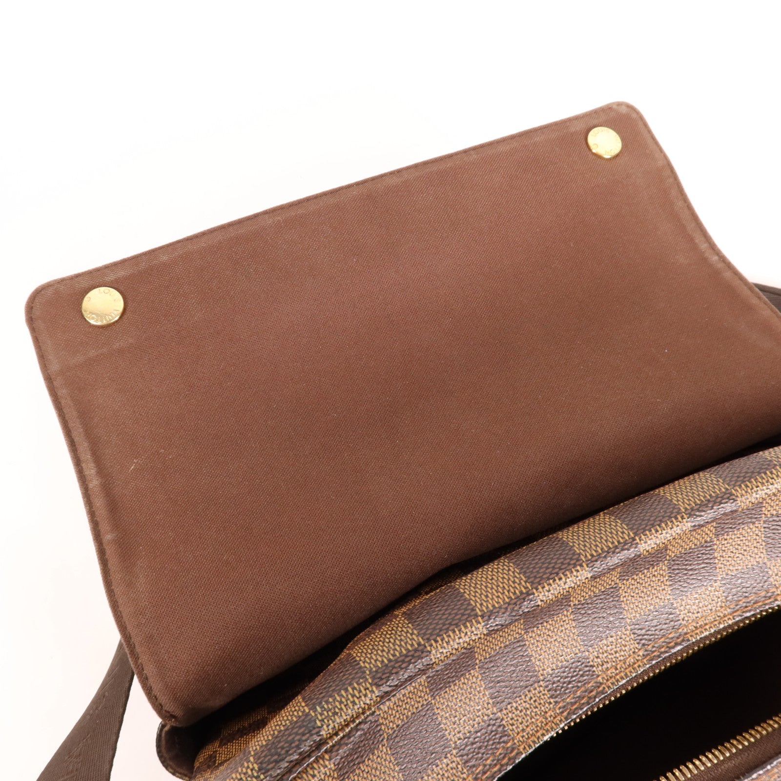 LOUIS VUITTON Damier Naviglio金扣肩背袋