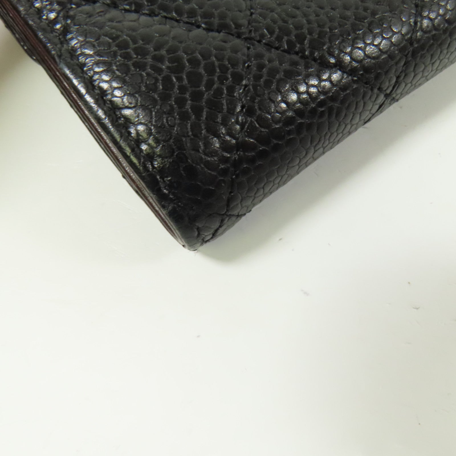 CHANEL 牛皮皮革Wallet金扣錢包