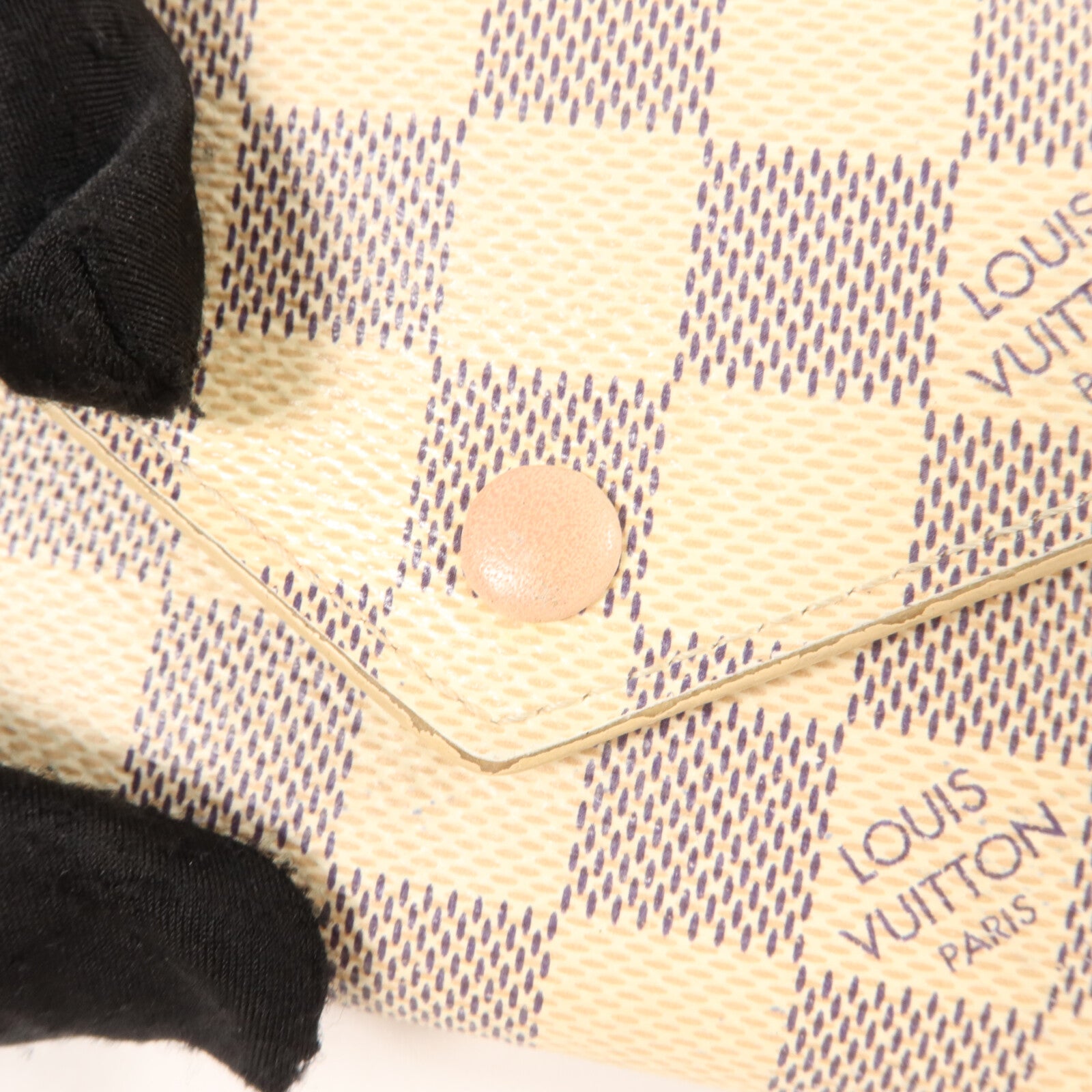 LOUIS VUITTON Damier Azur Victorine Wallet錢包