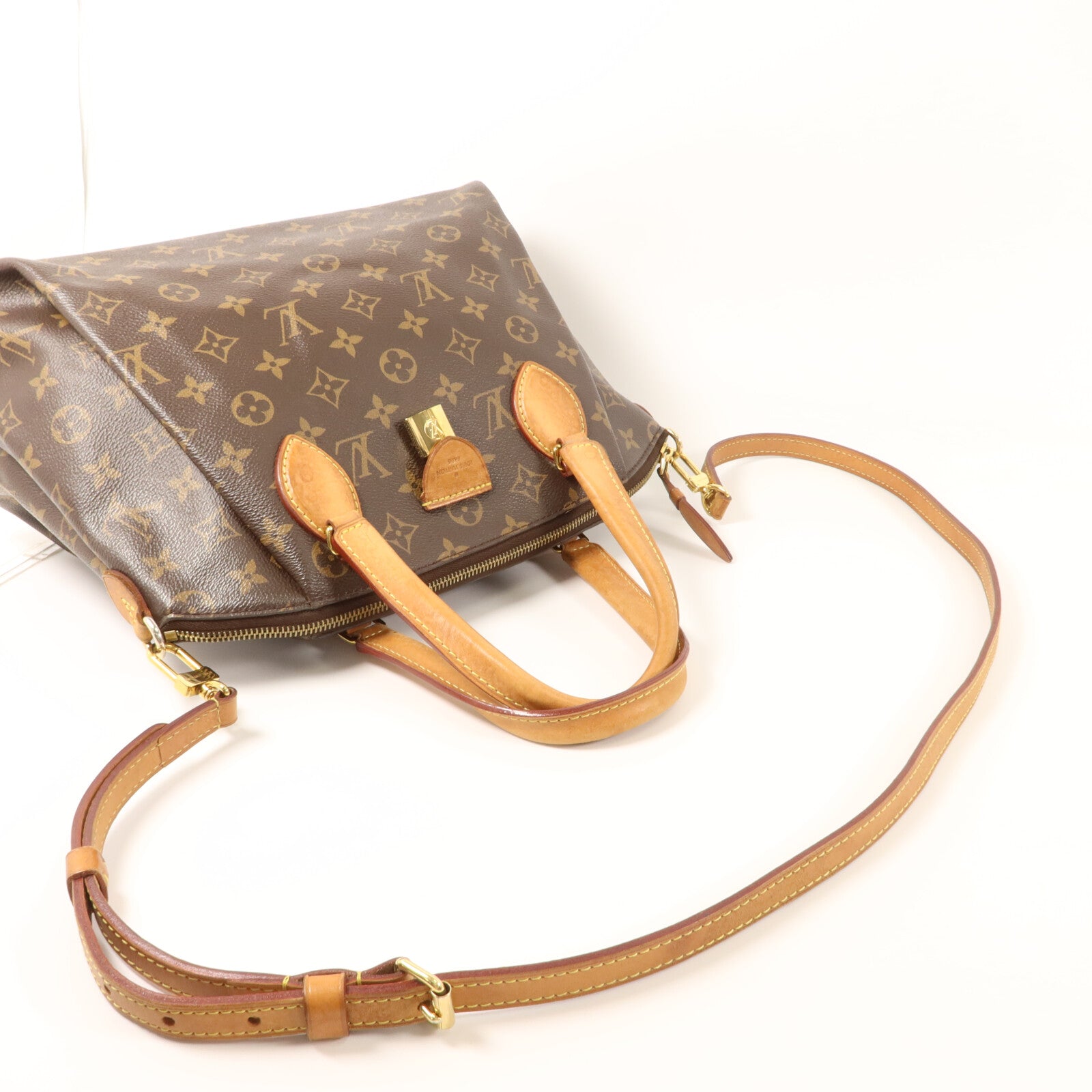 LOUIS VUITTON Monogram Rivoli MM手挽肩背兩用袋