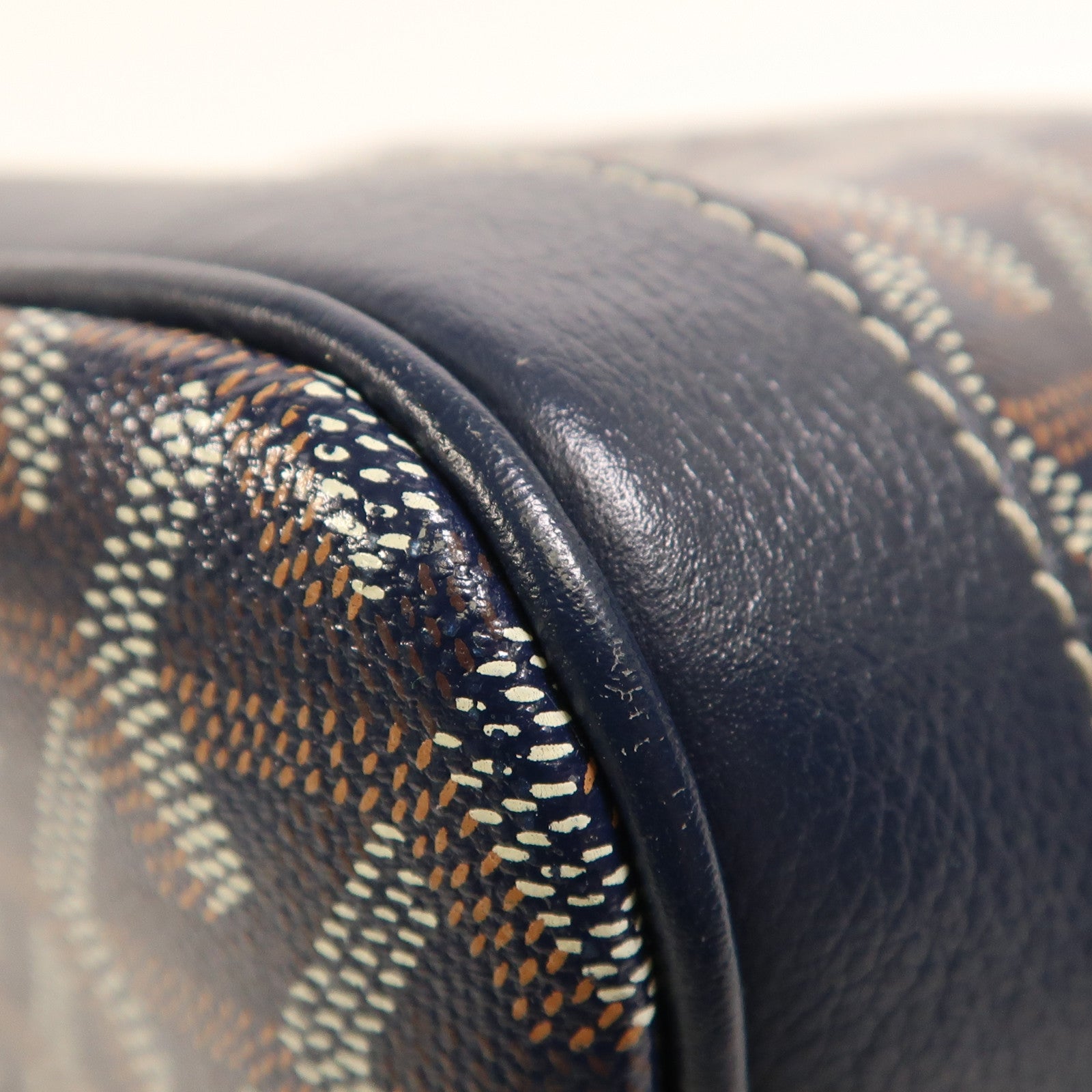 GOYARD 塗層帆布Petit Flot Bucket銀扣肩背袋