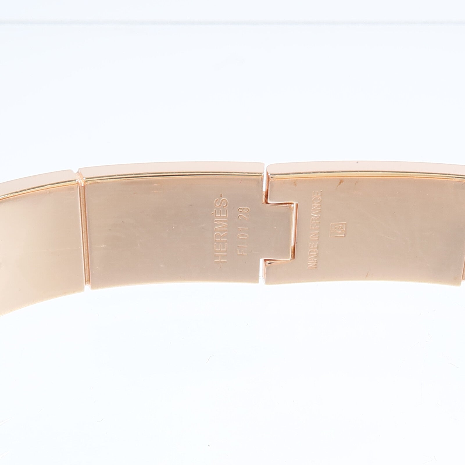 HERMES 金屬/琺瑯Charniere Bracelet手鐲
