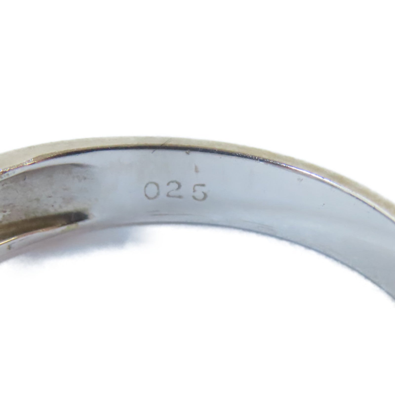 JEWELRY 18K白金Diamond Ring 0.25ct/0.21ct鑽石戒指US#6.25