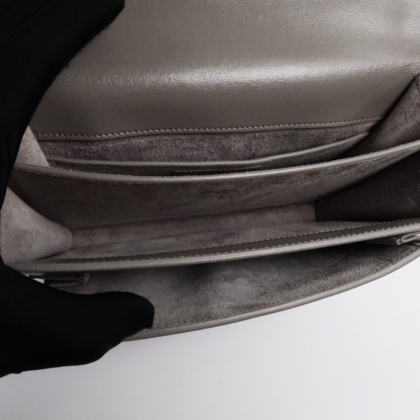 SAINT LAURENT 牛皮皮革Shoulder Bag鏈帶肩背袋